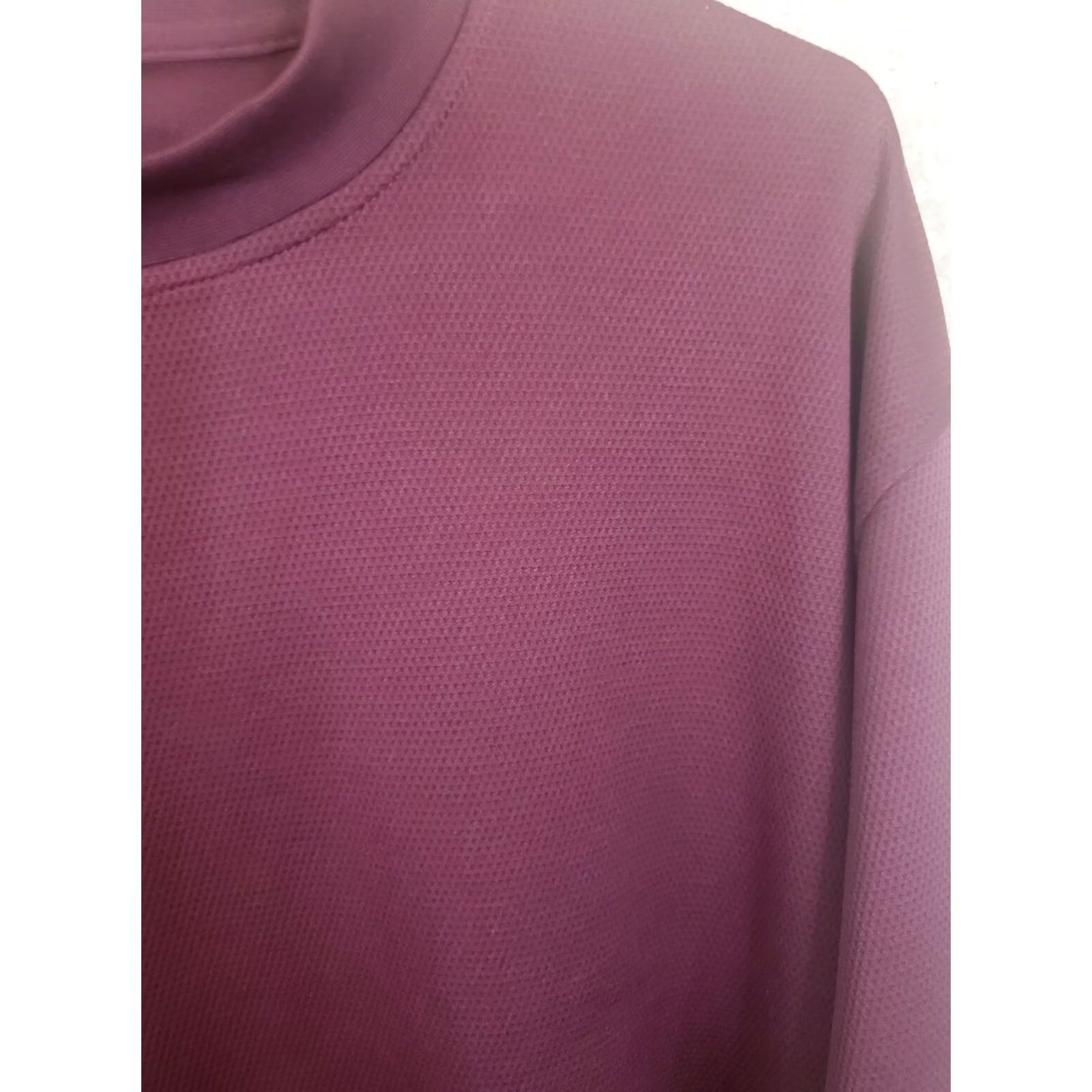 Vintage Pro Tour Shirt 2XLT Garnet Mock Pullover Long Sleeve Polyester Mens Shirt Size US XXL / EU 58 / 5 - 5 Thumbnail