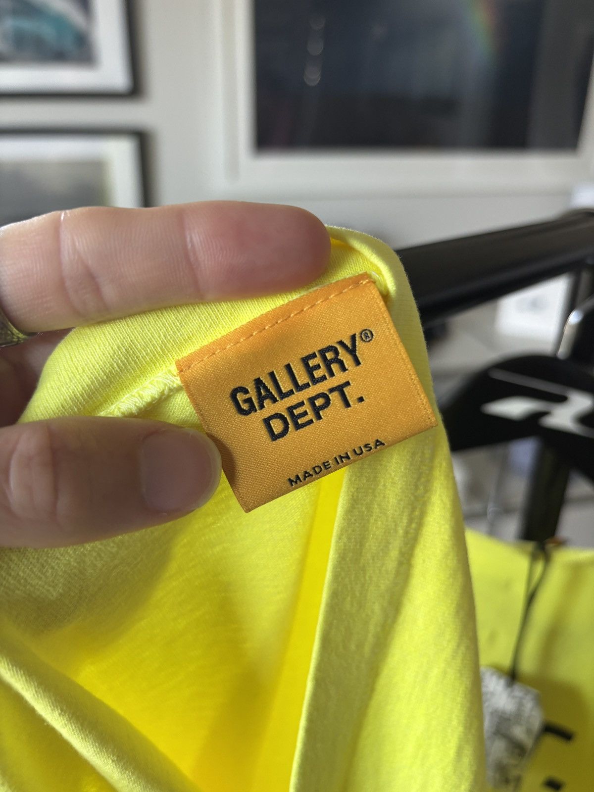 Gallery Dept. GALLERY DEPT | NEON LOGO TEE FRENCH Size US XXL / EU 58 / 5 - 10 Thumbnail