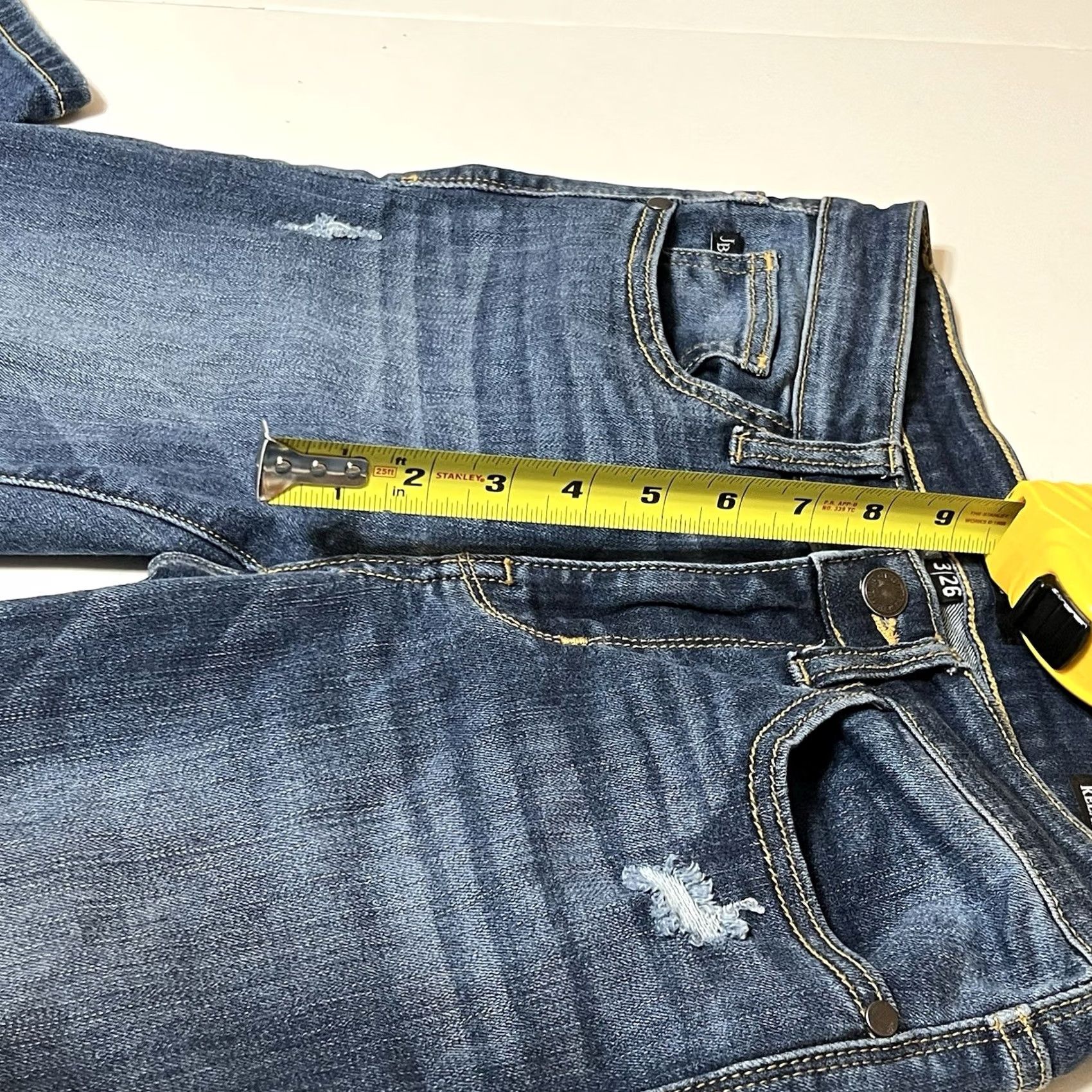 Denime Judy Blue Jeans Relaxed Fit Distressed 5-Pocket Denim Straight Size 26" / US 2 / IT 38 - 4 Thumbnail