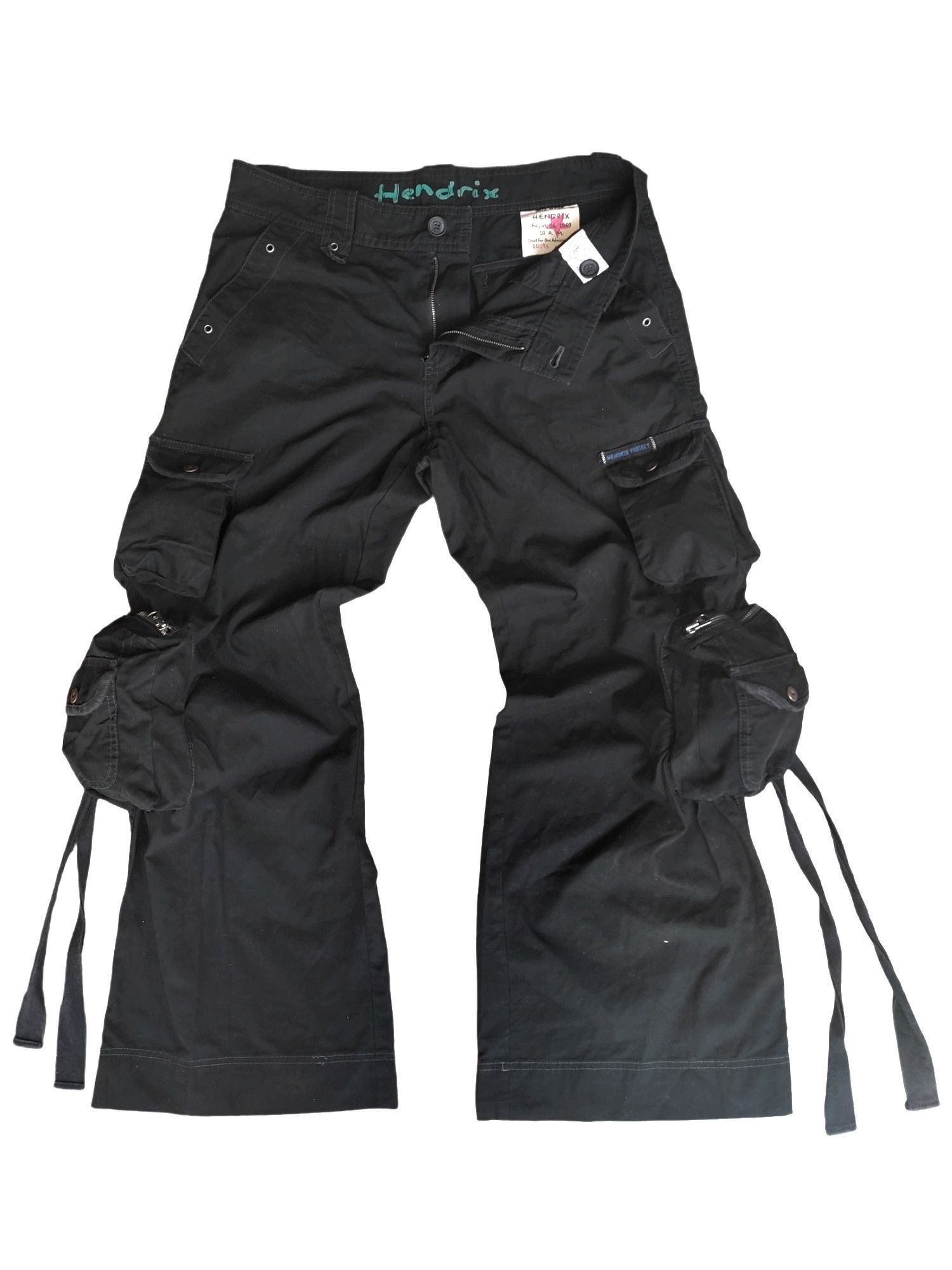 Japanese Brand 🎸Hendrix Project Archival 3d flared cargos🎸 Size US 36 / EU 52 - 2 Thumbnail