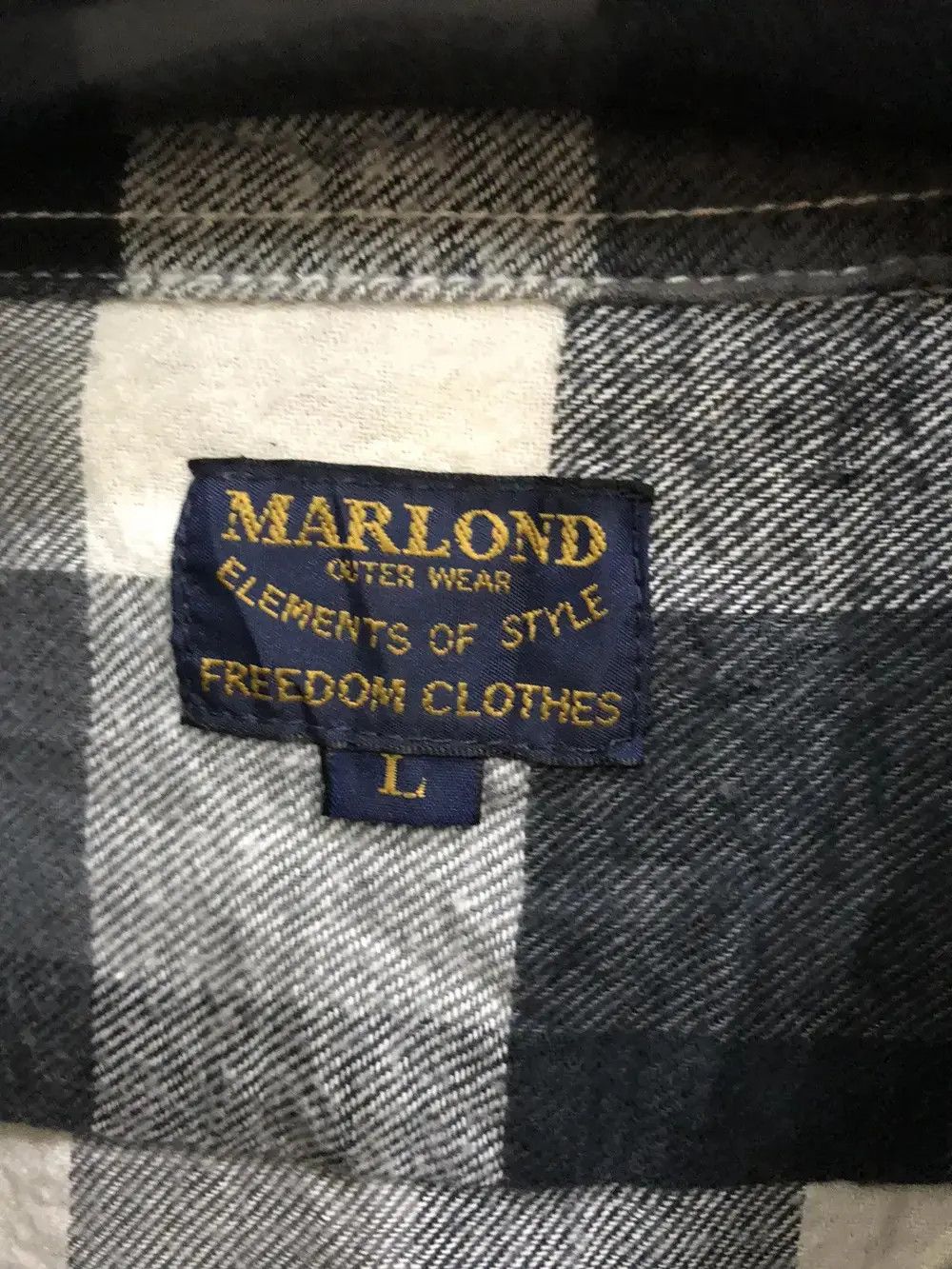 Flannel × Vintage Vintage Marlond Plaid Tartan Flannel Shirt 👕 Size US M / EU 48-50 / 2 - 3 Thumbnail