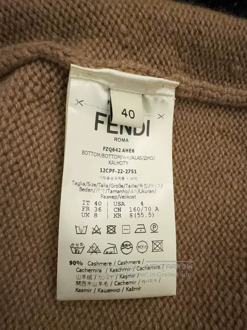 Fendi Fendi Show model cashmere skirt Size 26" / US 2 / IT 38 - 8 Thumbnail