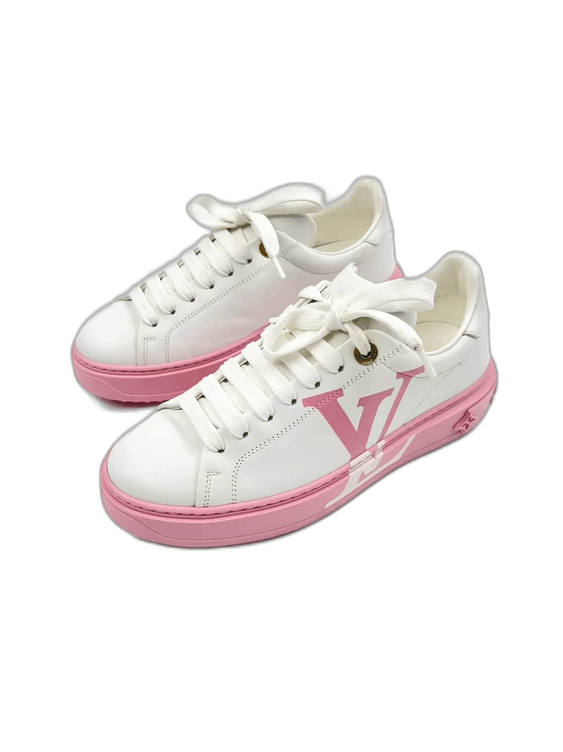 Louis Vuitton Louis Vuitton Pink Timeout Sneakers Size 37-yf Size US 5 / EU 37 - 1 Thumbnail