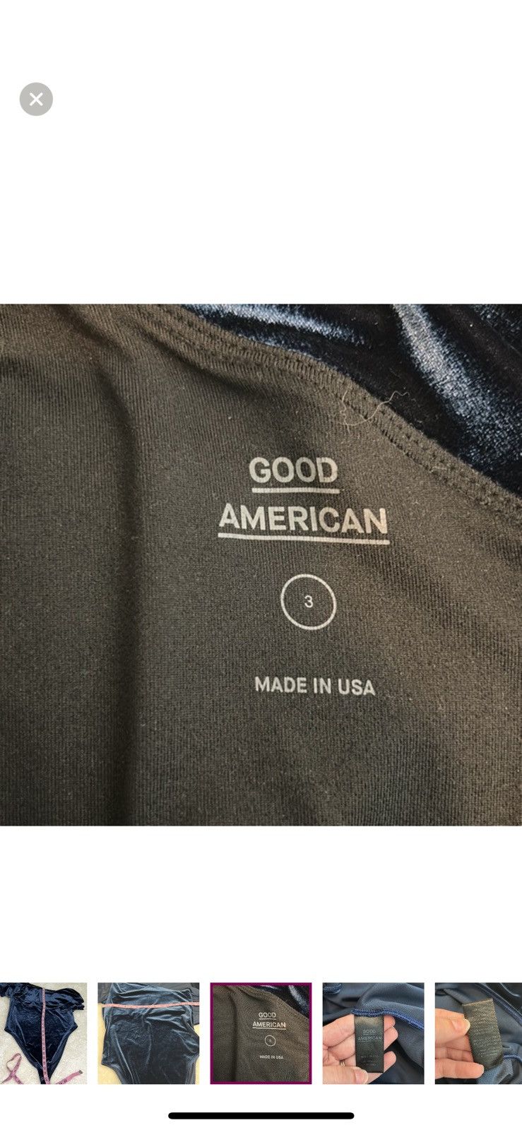 Good American Good American large ruffle one shoulder bodysuit Size L / US 10 / IT 46 - 4 Thumbnail