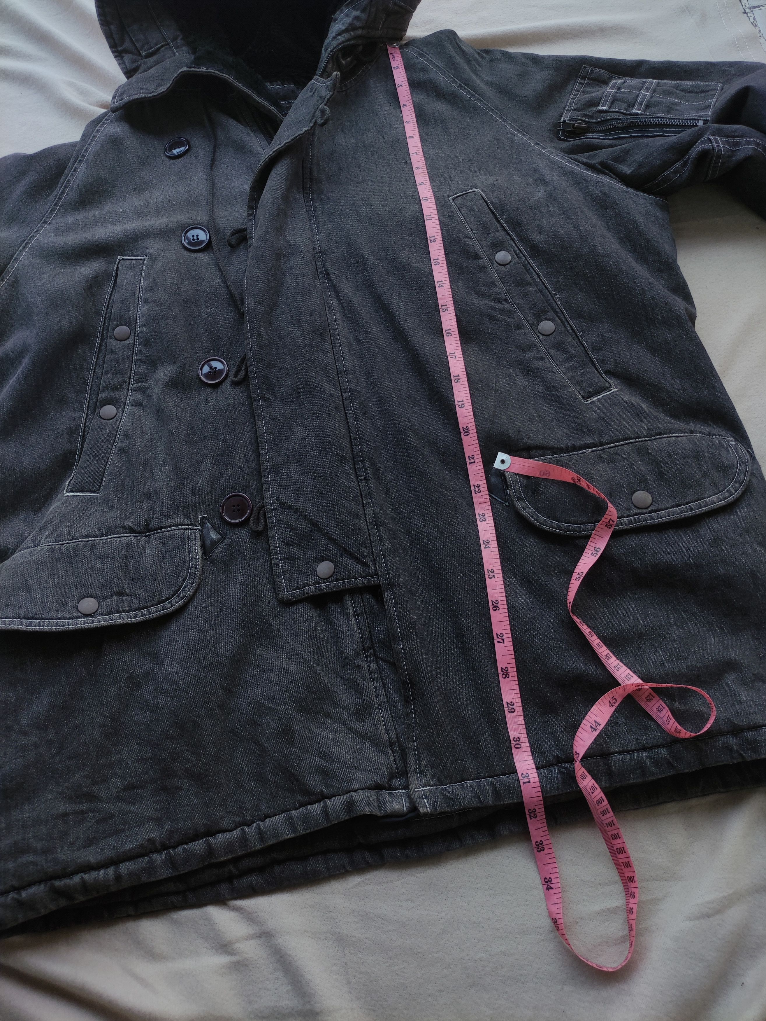 OSHKOSH CLASSIC DENIM PARKA HOODED JACKET
