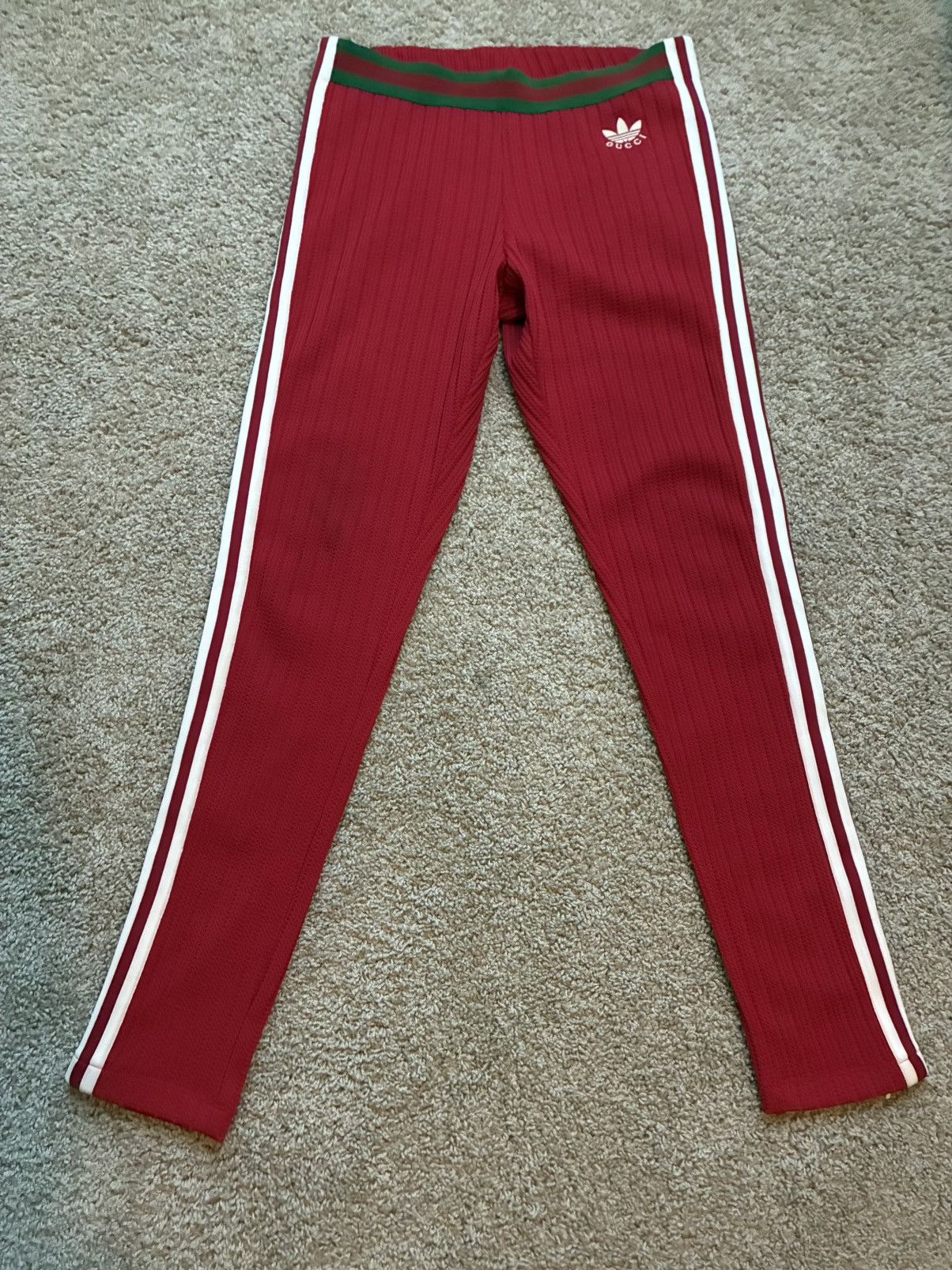 Adidas × Gucci Gucci x Adidas Red Tracksuit – Rare Collab Piece Size US M / EU 48-50 / 2 - 6 Thumbnail