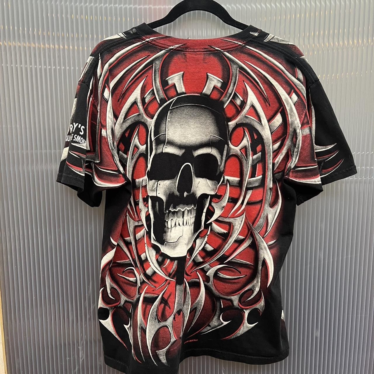 Liquid Blue VTG 1998 LIQUID BLUE SKULL TEE – INSANE GRAPHICS Size US XL / EU 56 / 4 - 2 Thumbnail