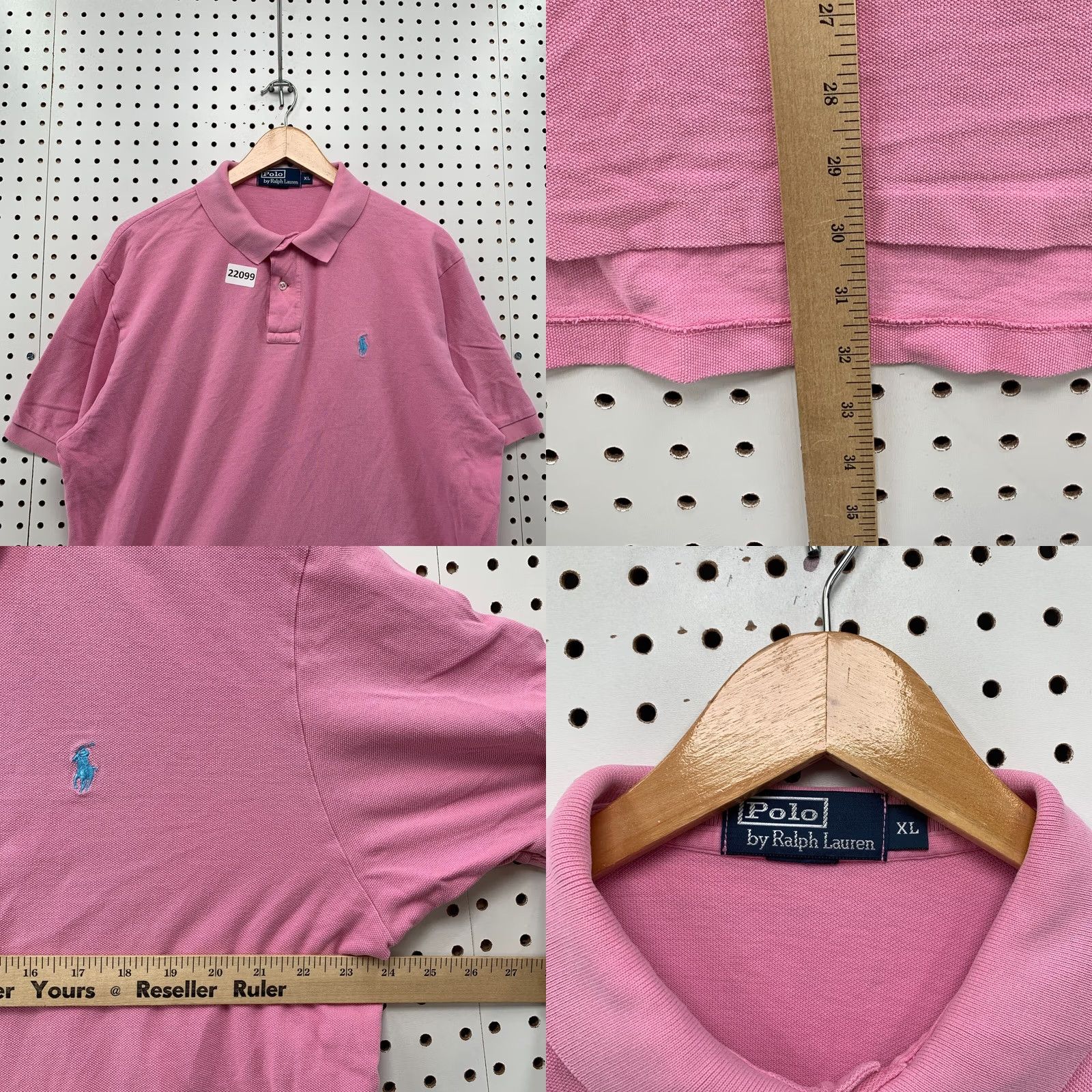 Polo Ralph Lauren Polo Ralph Lauren Polo Shirt Pink Blue Pony Short Sleeve Men Mens XL Size US XL / EU 56 / 4 - 9 Thumbnail