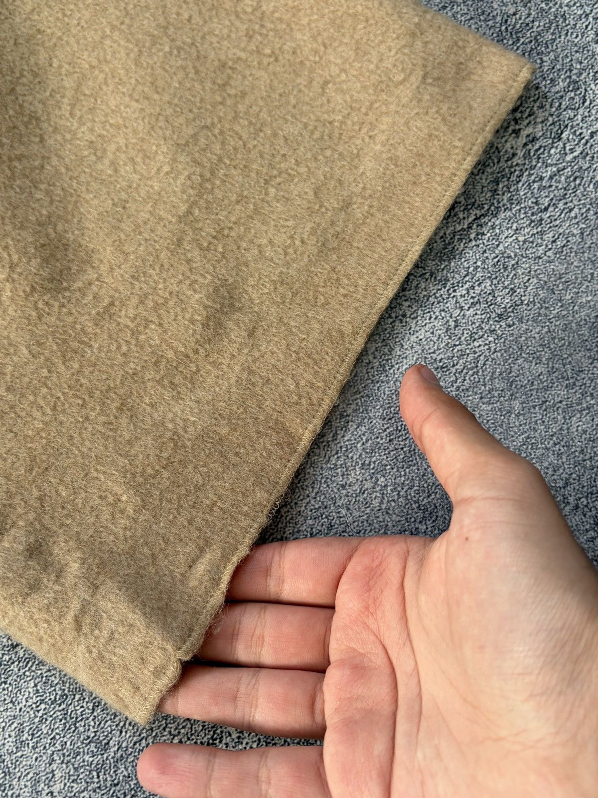 Max Mara Max Mara Cashmere Camel Wool Wide Leg Trousers IT 40 Italy Size 27" / US 4 / IT 40 - 6 Thumbnail