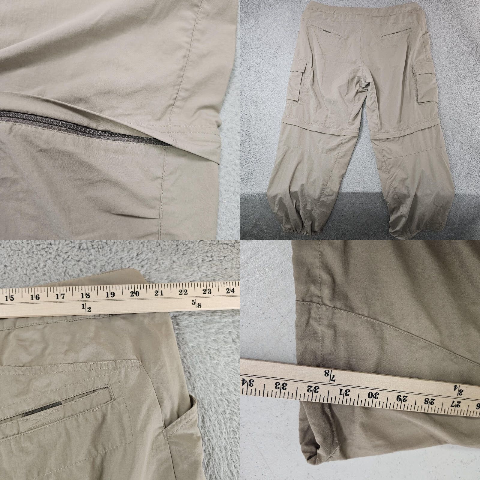 Mountain Hardwear Mountain Hardwear Mens Pants 2XL Beige Convertible Zip Off Cargo Hiking OM2192 Size US 39 - 8 Thumbnail