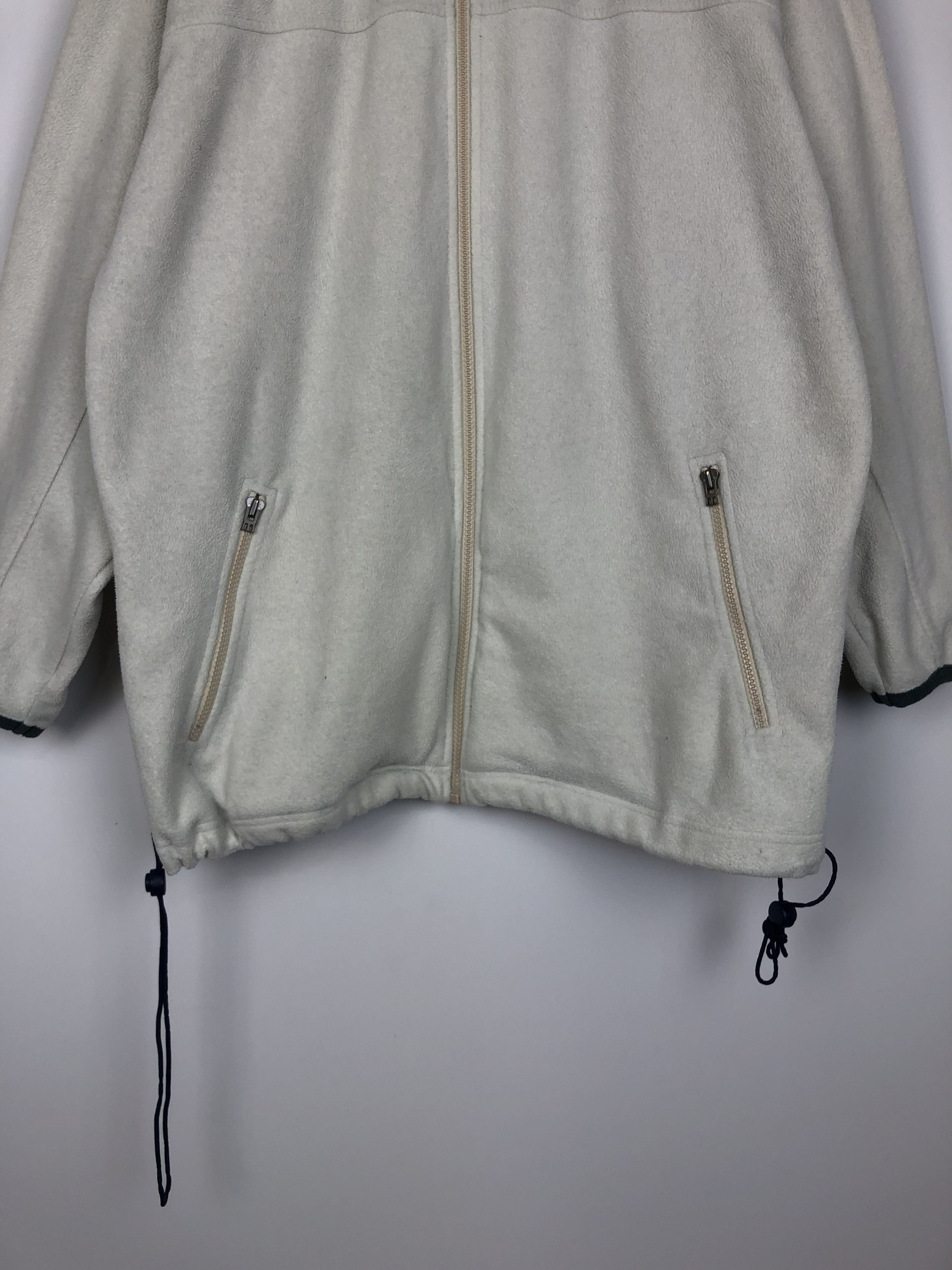 Adidas Adidas Vintage Fleece Jacket Full Zip White size M Size US M / EU 48-50 / 2 - 3 Thumbnail