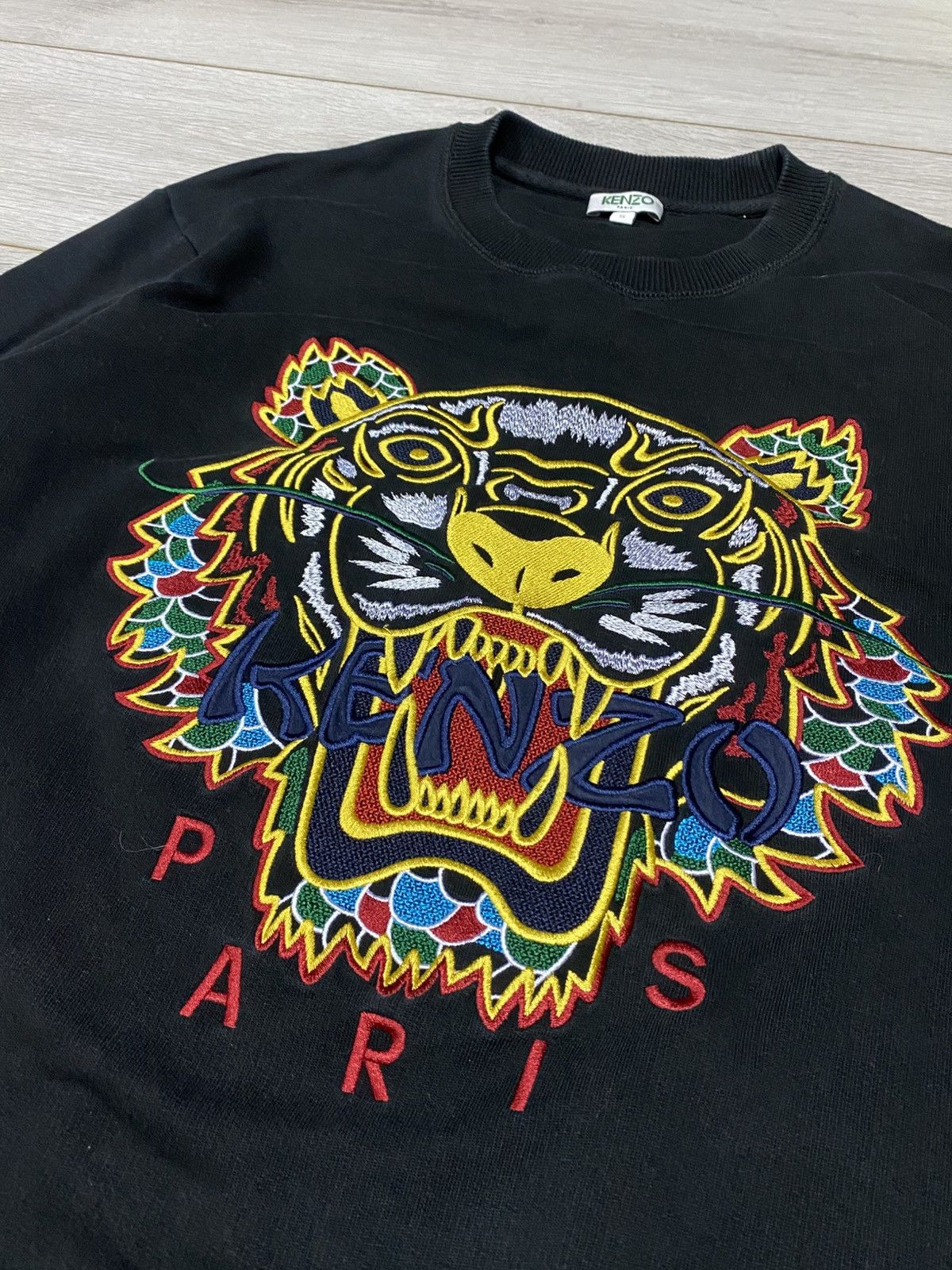 Kenzo Kenzo Paris tiger 🐯 big logo sweatshirt Size US S / EU 44-46 / 1 - 4 Thumbnail