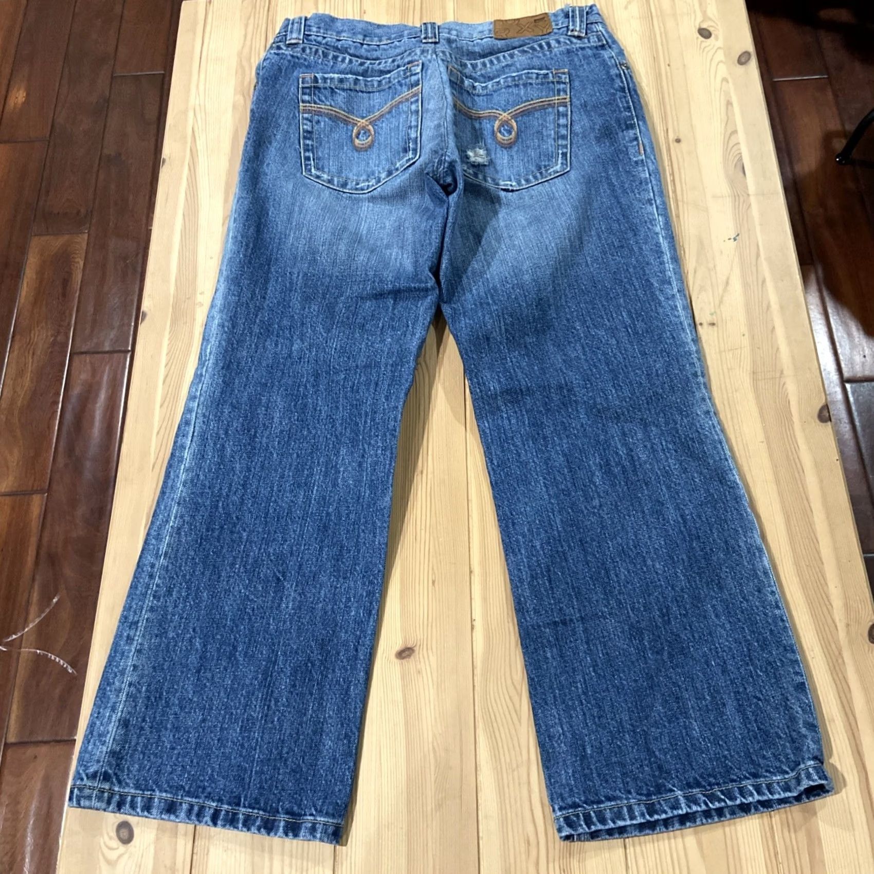 Vintage Roxy Jeans Womens 30x27 Bootcut Denim Mid Rise Blue Cotton Denim 2000s VINTAGE? No Size 30" / US 8 / IT 44 - 7 Thumbnail