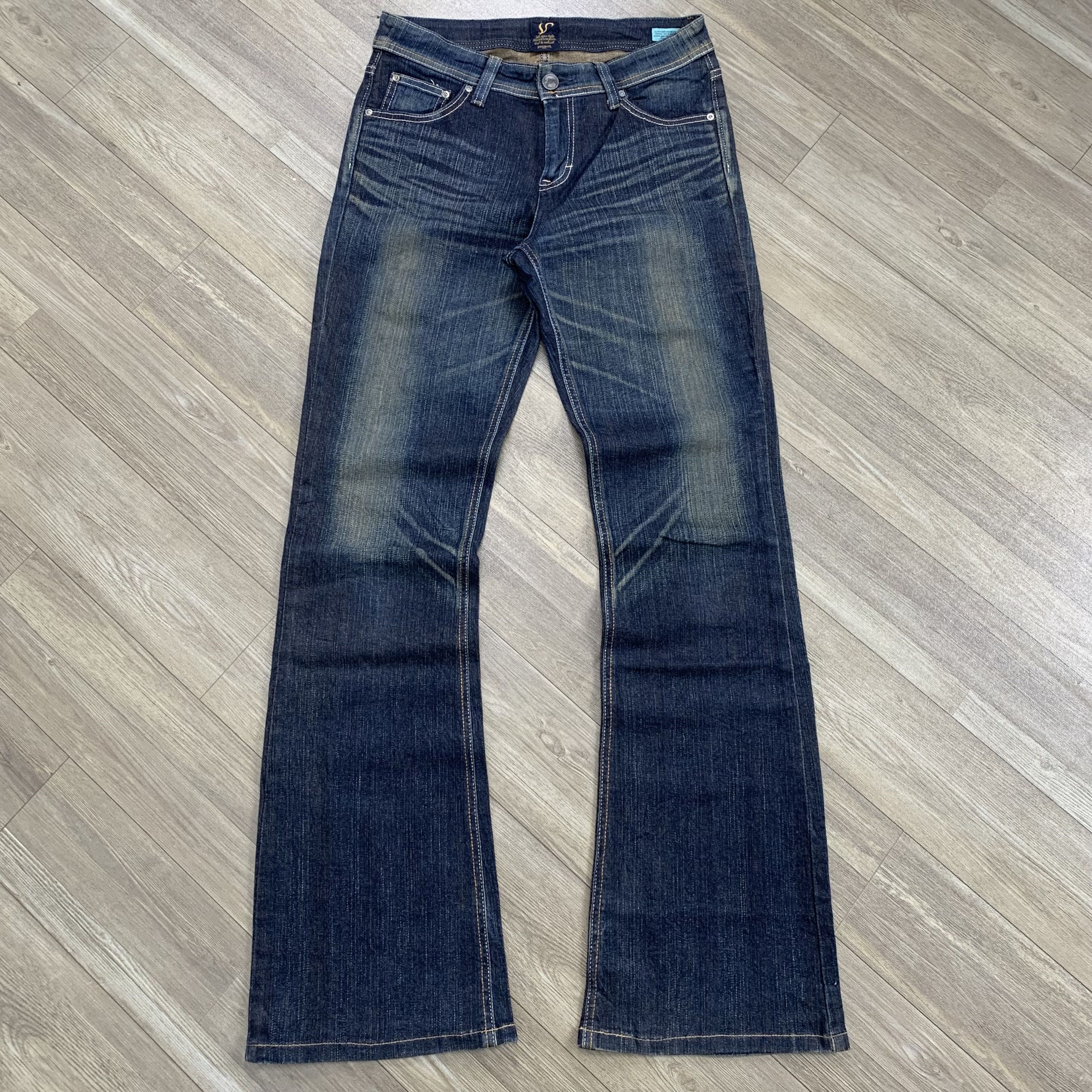 If Six Was Nine Edwin Something Bootcut Flared Jeans Lgb Gothic Style Size US 30 / EU 46 - 1 Thumbnail