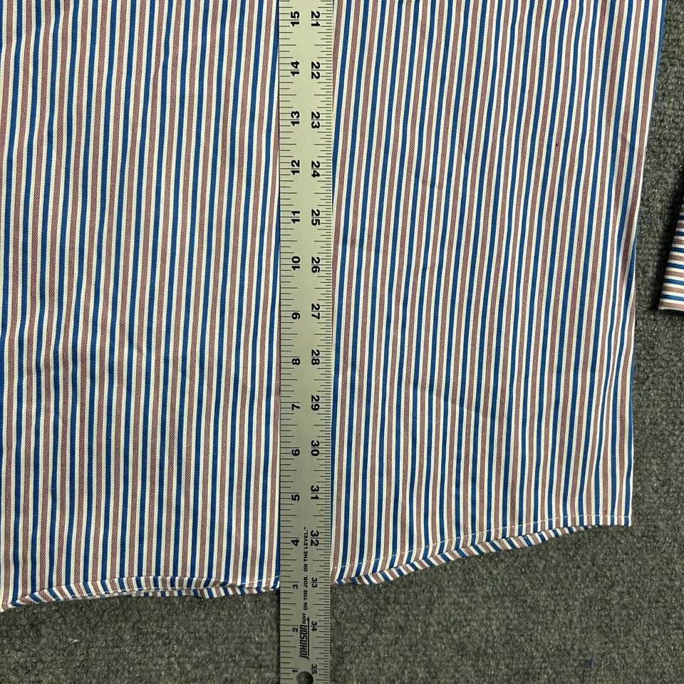 Other Leonardi Shirt Mens XL Button Up French Cuff Cotton Adults Size US XL / EU 56 / 4 - 7 Thumbnail