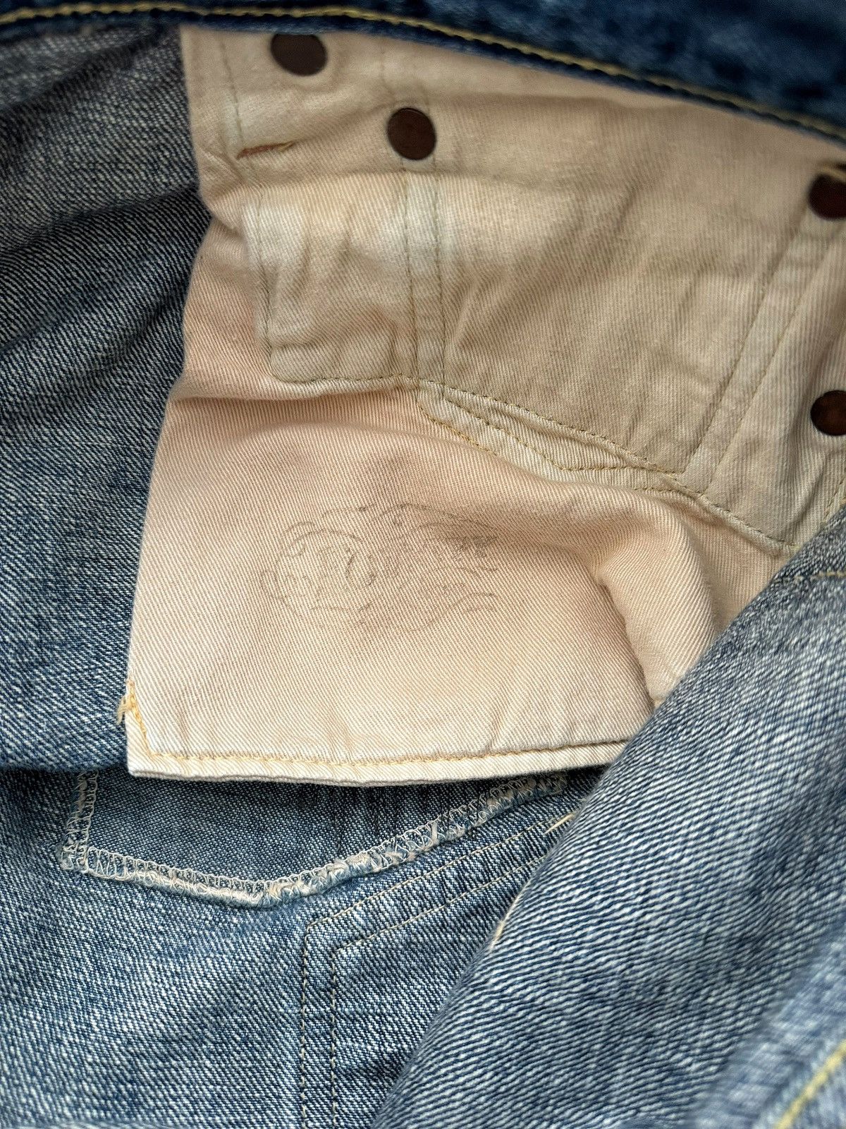 Kapital OG KIRO Kountry Boro Distressed Denim Size US 34 / EU 50 - 7 Thumbnail