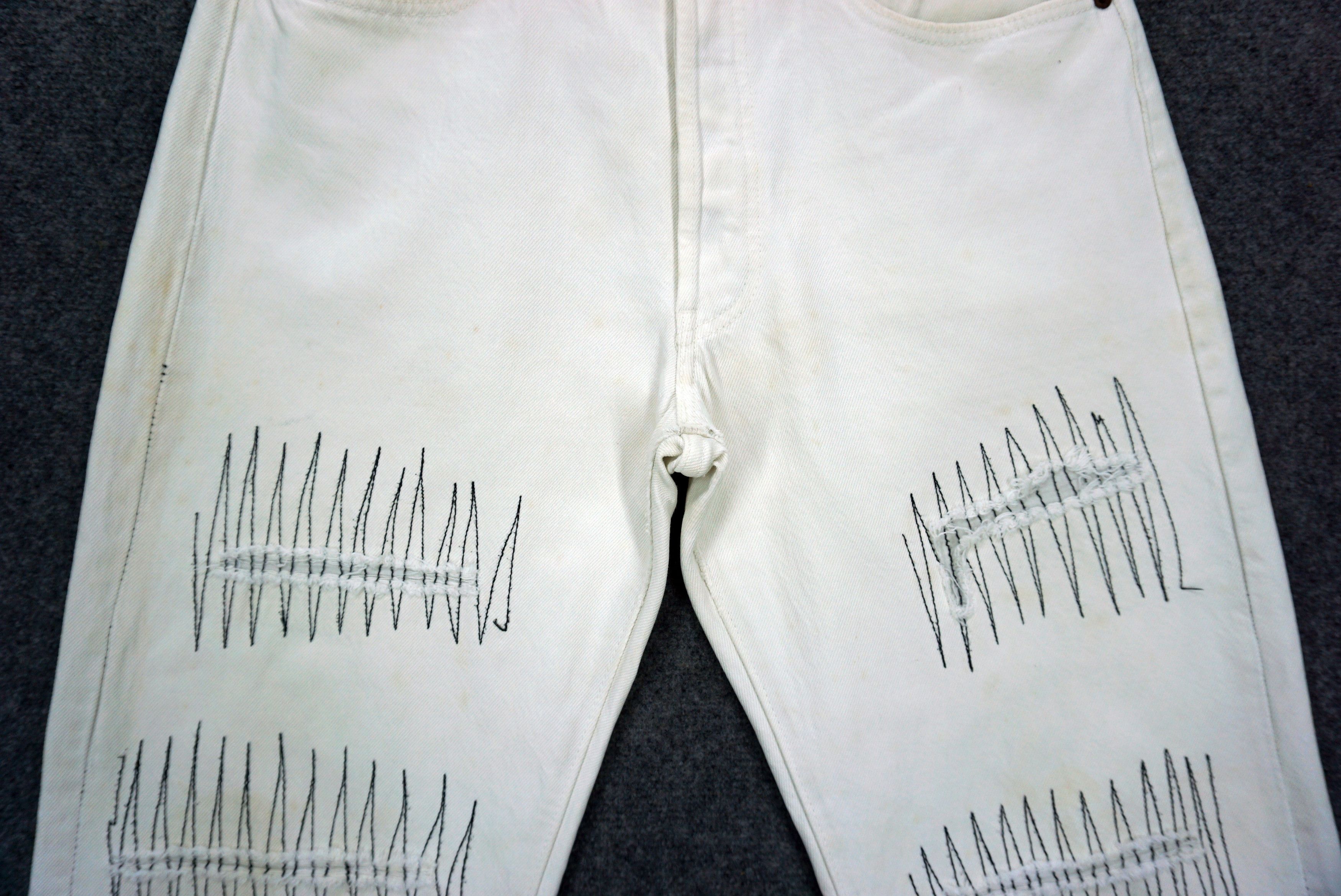 Vintage Levi's 501-0651 Jeans Made in USA Boro Denim Size W32xL32 Size US 32 / EU 48 - 5 Thumbnail