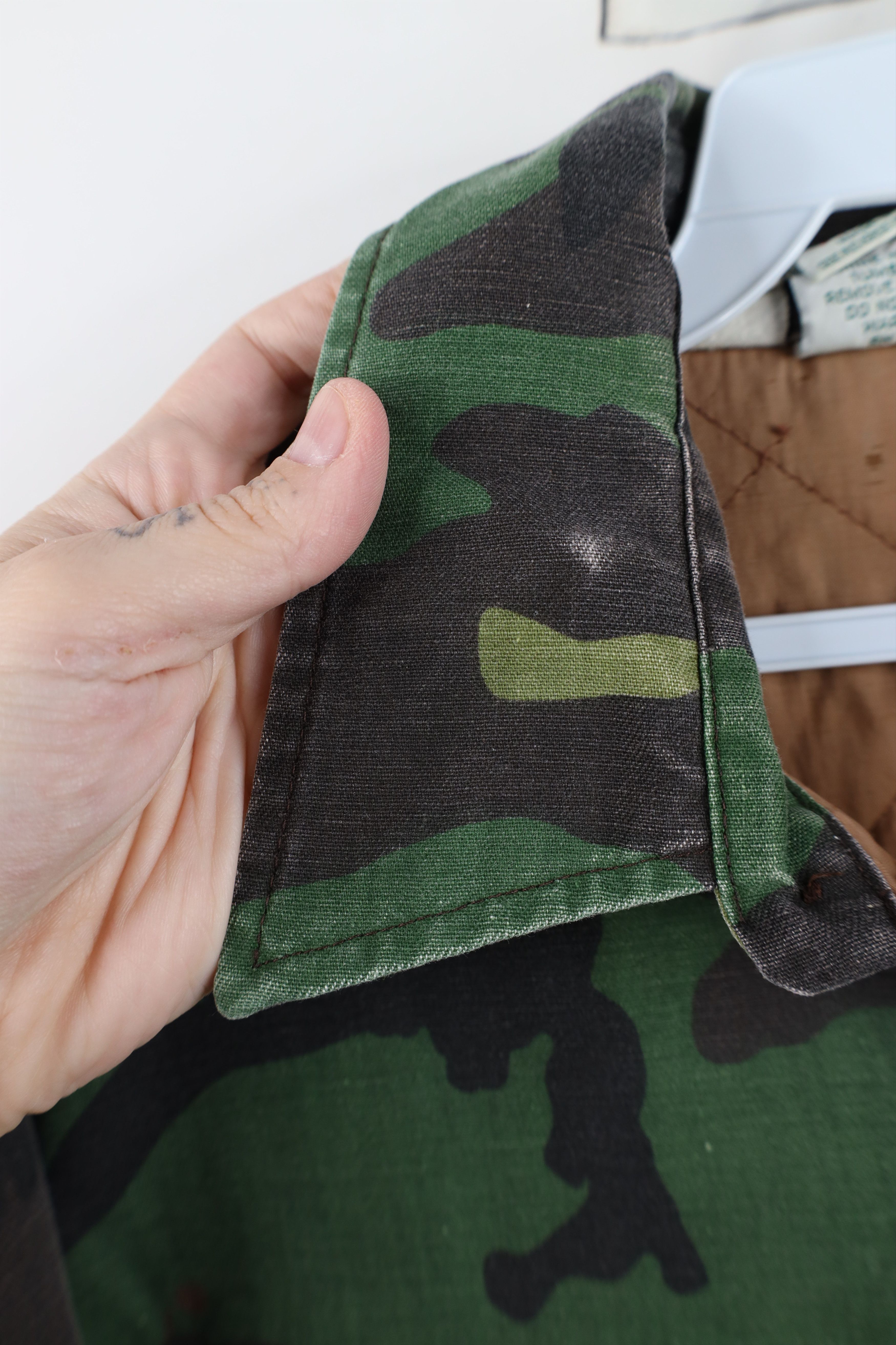 Vintage Vintage 70s Streetwear Quilted Camouflage Shirt Jacket USA Size US L / EU 52-54 / 3 - 5 Thumbnail