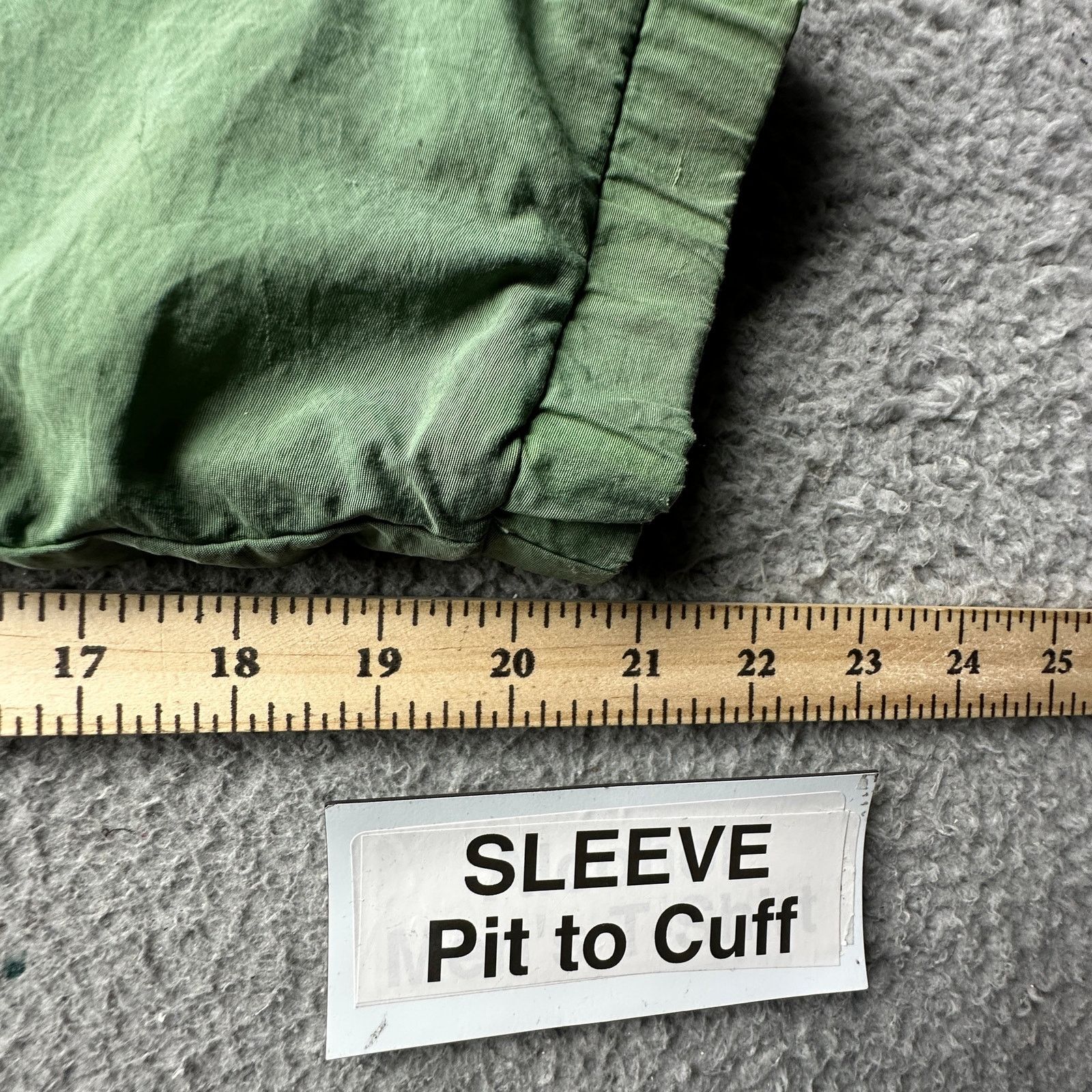 The Real McCoy's Vintage The Real McCoy's Lined Nylon Jacket Mens XL Green Size US XL / EU 56 / 4 - 6 Thumbnail