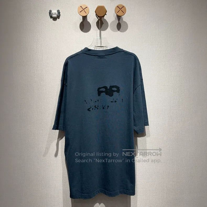 Balenciaga Balenciaga Haze blue ink wash short-sleeve Size US M / EU 48-50 / 2 - 3 Thumbnail