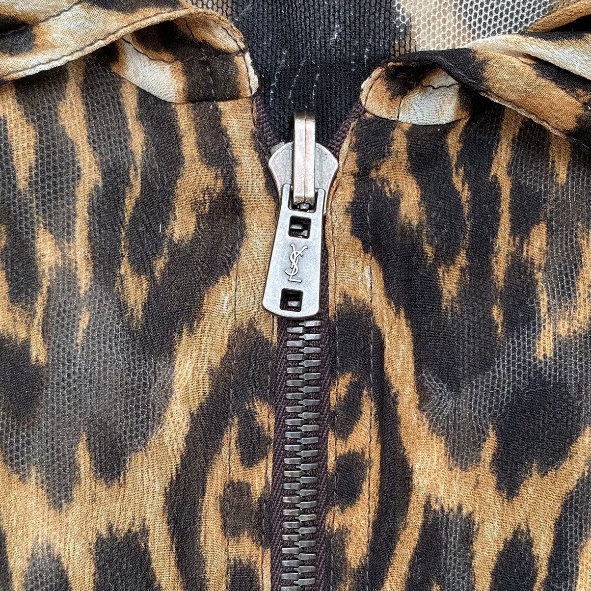 Tom Ford × Yves Saint Laurent SS02 Sheer Mesh Zip Hoodie Jacket Size XS / US 0-2 / IT 36-38 - 8 Thumbnail