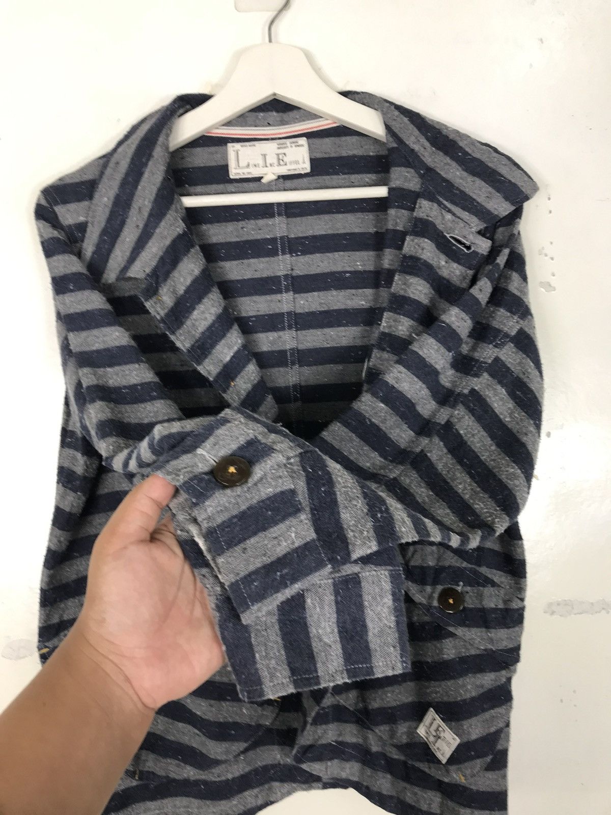 Japanese Brand 🔥 LIME INC EIFFEL PRISONER LINE WORK JACKET Size US M / EU 48-50 / 2 - 11 Thumbnail