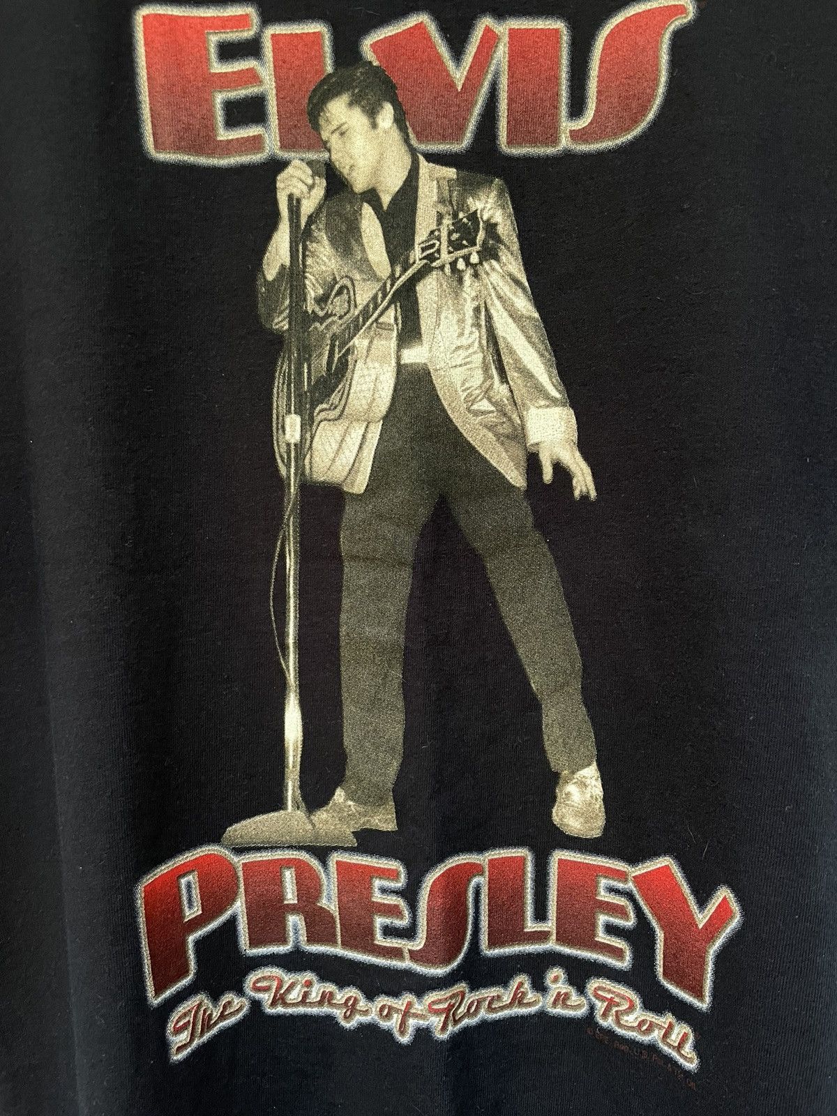 Band Tees Vintage 90’s Elvis Presley T-Shirt The King of Rock in Roll Size US XL / EU 56 / 4 - 3 Thumbnail