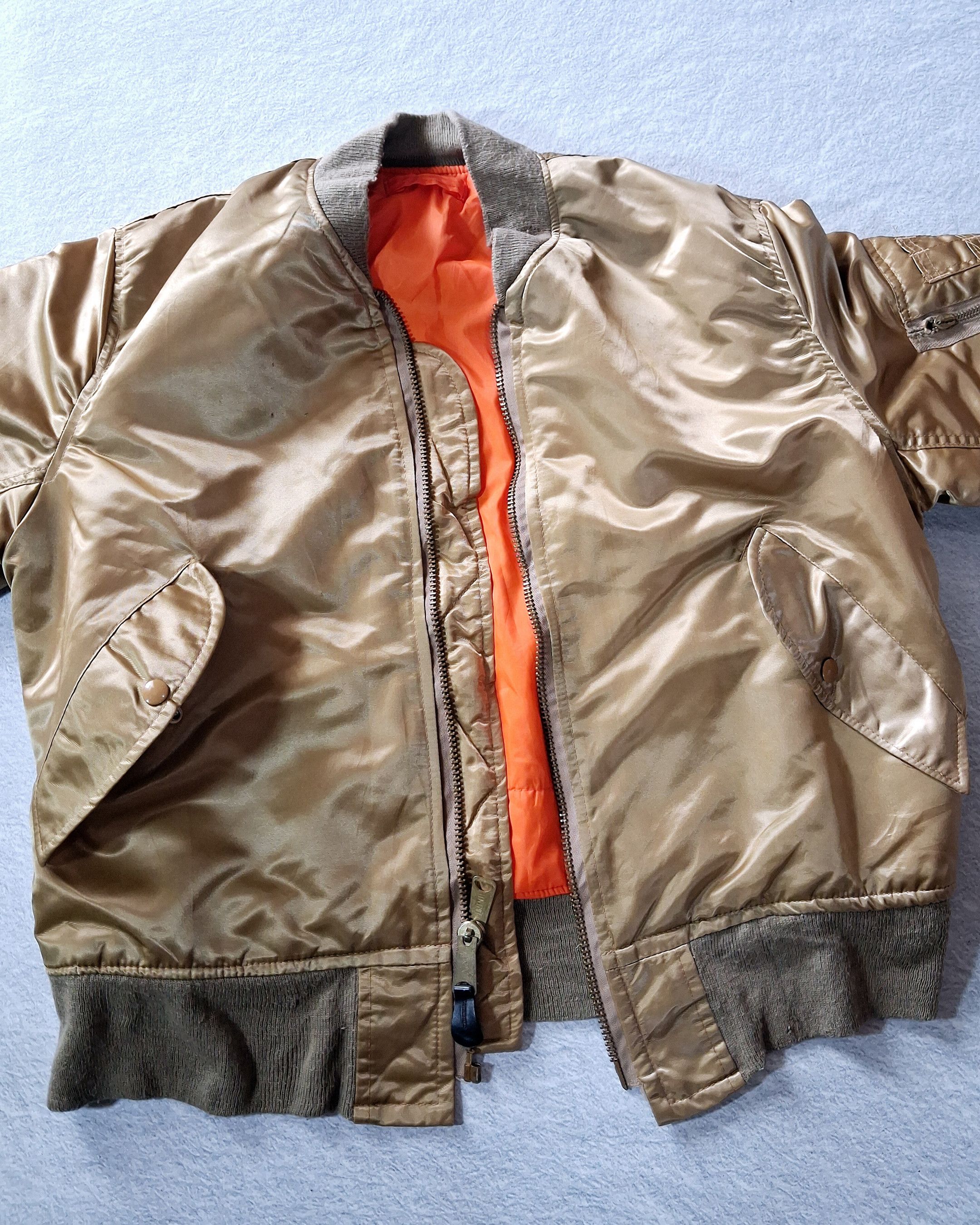 Vintage CORINTH MFG CO MA-1 MILITARY UNIFORM BOMBER JACKET Size US L / EU 52-54 / 3 - 10 Thumbnail