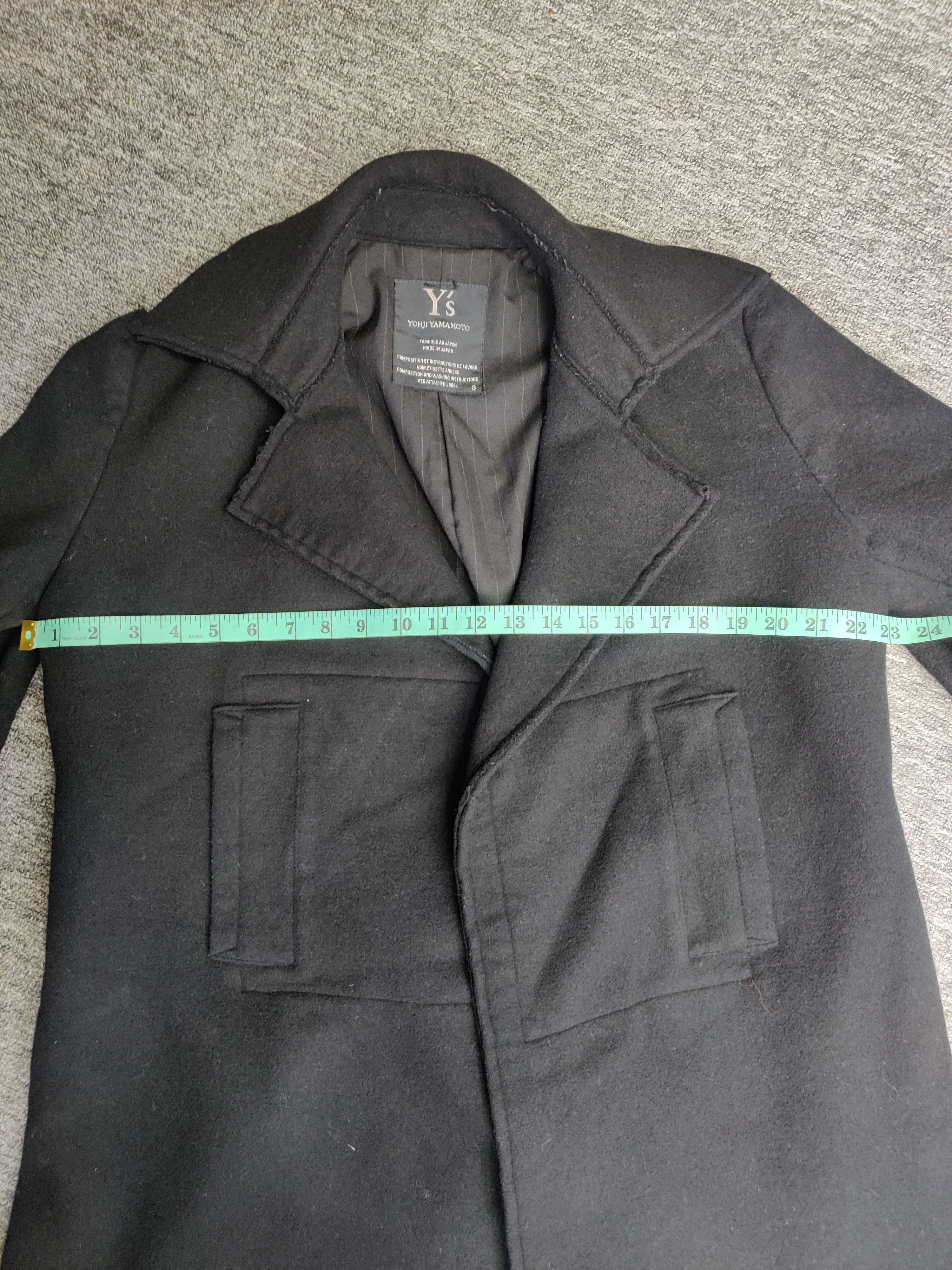 Yohji Yamamoto Nice ❗ Vintage Y's Yohji Yamamoto Wool French Coat Jacket Size US L / EU 52-54 / 3 - 14 Thumbnail