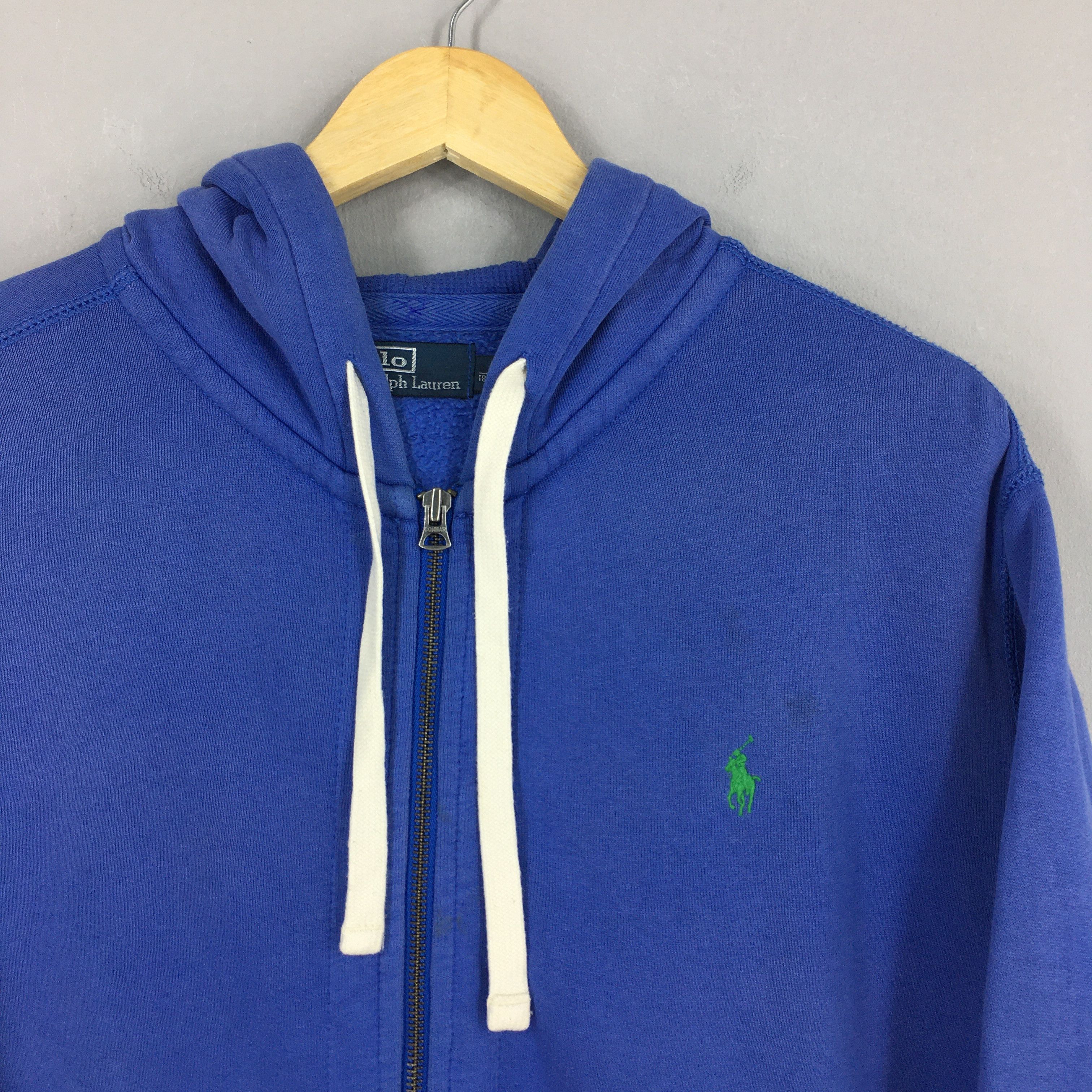 Denim & Supply Ralph Lauren × Polo Ralph Lauren × RRL Ralph Lauren Vintage Polo Ralph Lauren Polo Pony Blue Hoodie Large Size US L / EU 52-54 / 3 - 2 Thumbnail
