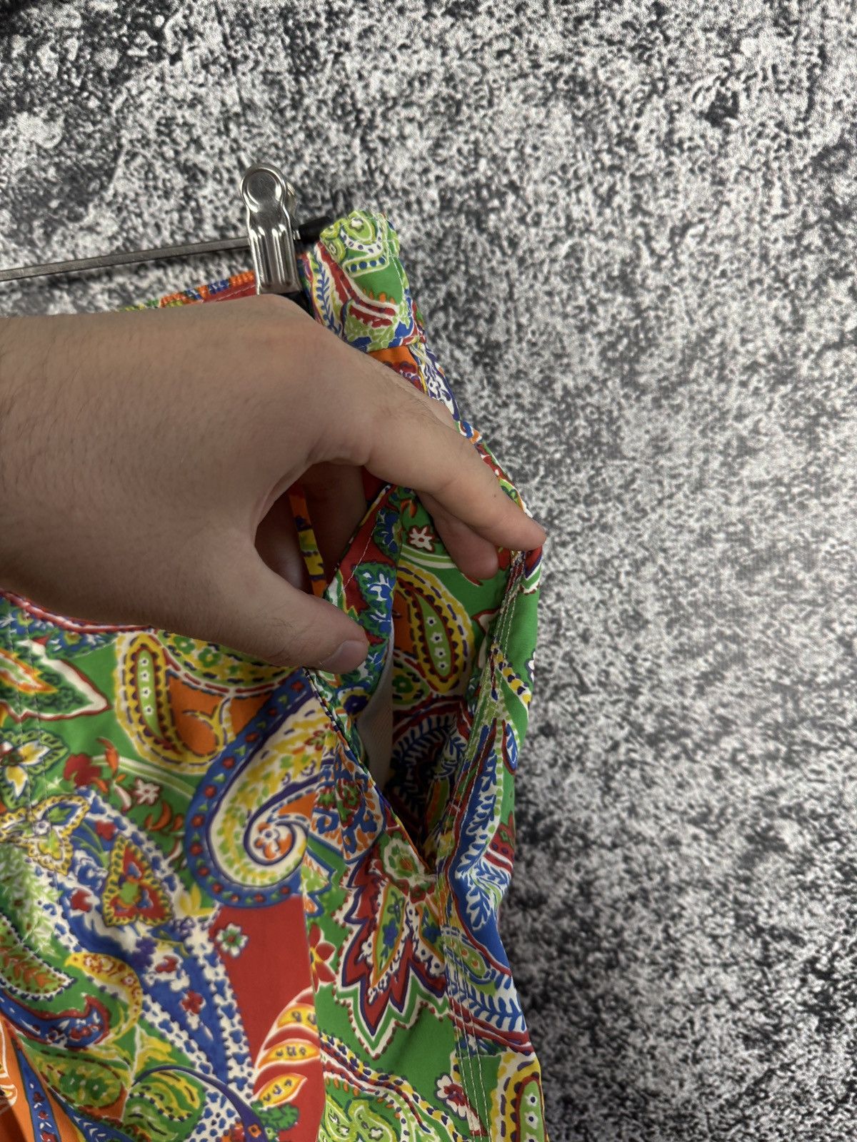 Polo Ralph Lauren Polo Ralph Lauren Swim Shorts Paisley Print Boho Vintage Size US 34 / EU 50 - 5 Thumbnail
