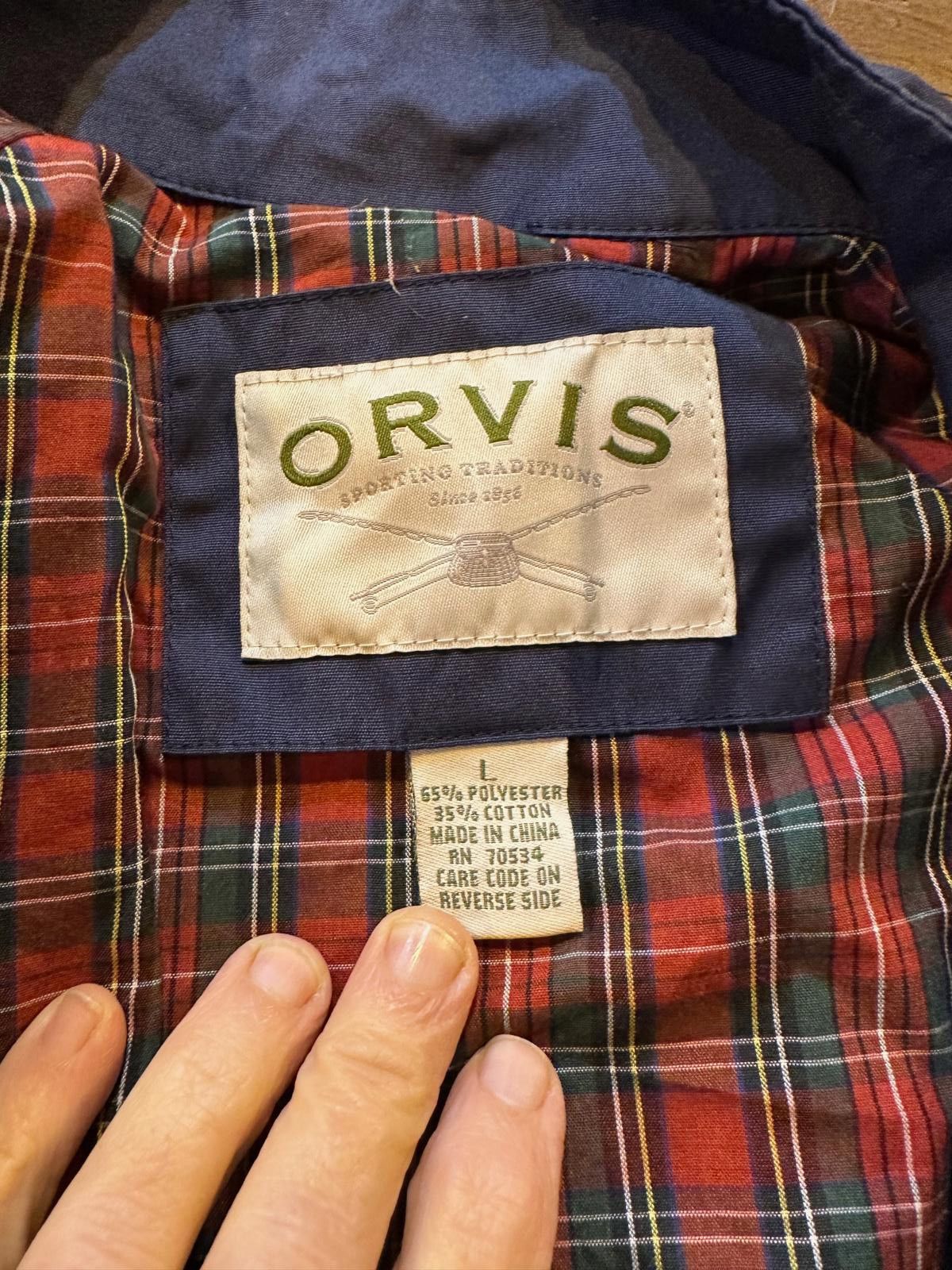 Orvis Vintage Orvis Harrington Jacket L Red Plaid Lining Size US L / EU 52-54 / 3 - 3 Thumbnail