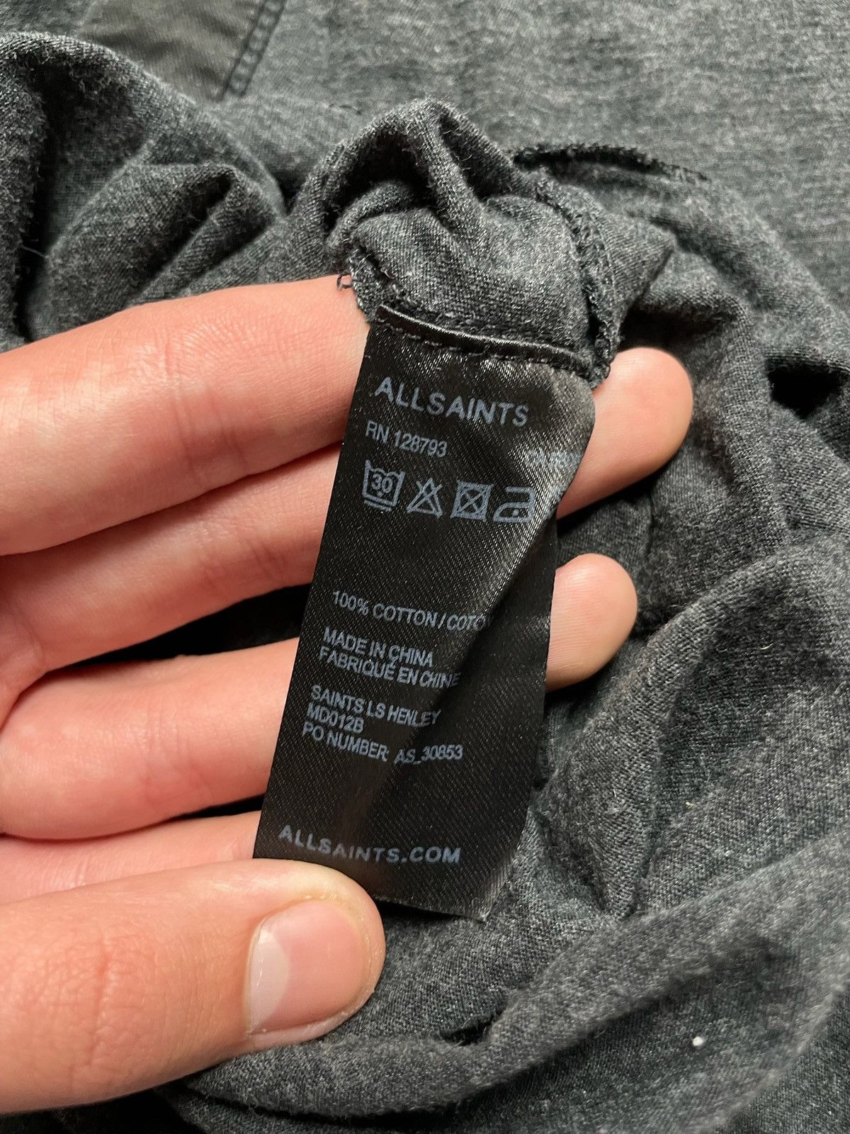 Allsaints × Vintage Vintage Allsaints long sleeve shirt size M-L Size US L / EU 52-54 / 3 - 4 Thumbnail