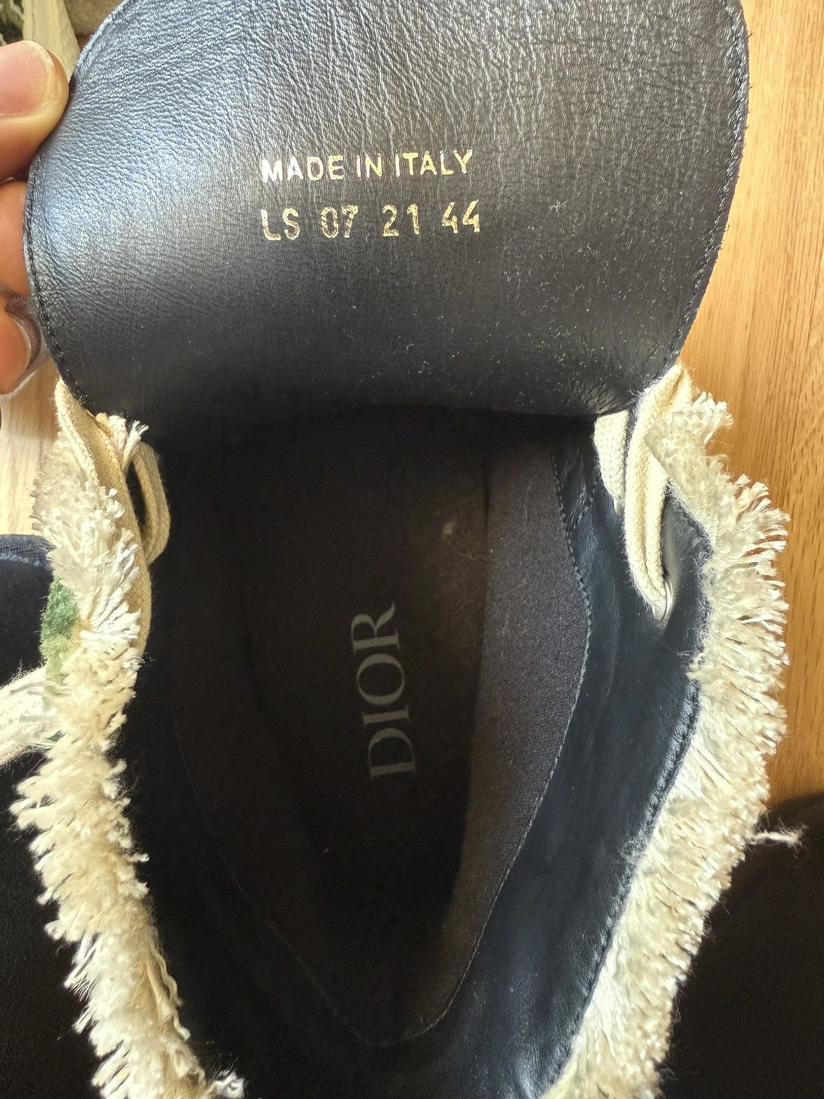 Dior Dior - Olive Green Oblique Knit 'B23' Size US 11 / EU 44 - 5 Thumbnail