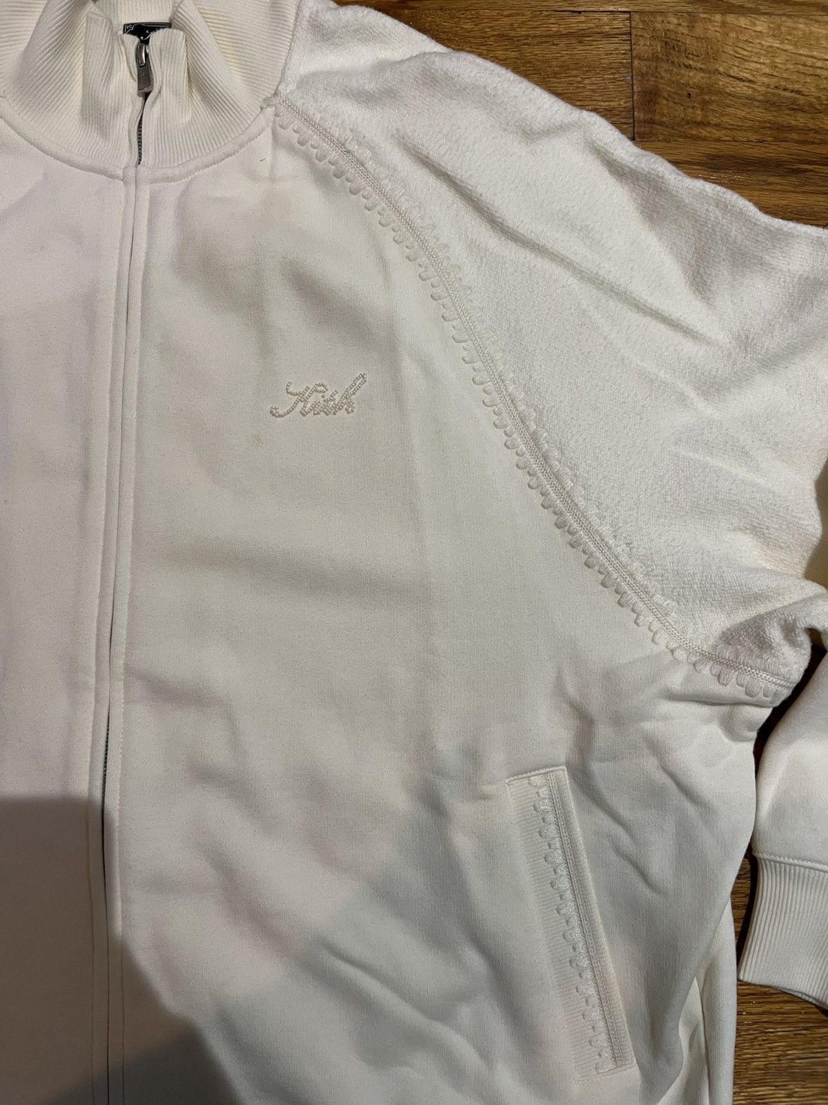Kith KITH White/Cream Raglan Zip up. Size US L / EU 52-54 / 3 - 2 Thumbnail