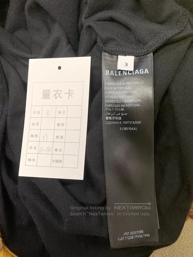 Balenciaga Balenciaga Patchwork Logo Print Hooded Sweatshirt Size US L / EU 52-54 / 3 - 4 Thumbnail