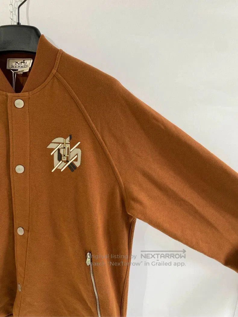 Hermes Hermes Men's Brown Bomber Jacket. Size US M / EU 48-50 / 2 - 4 Thumbnail