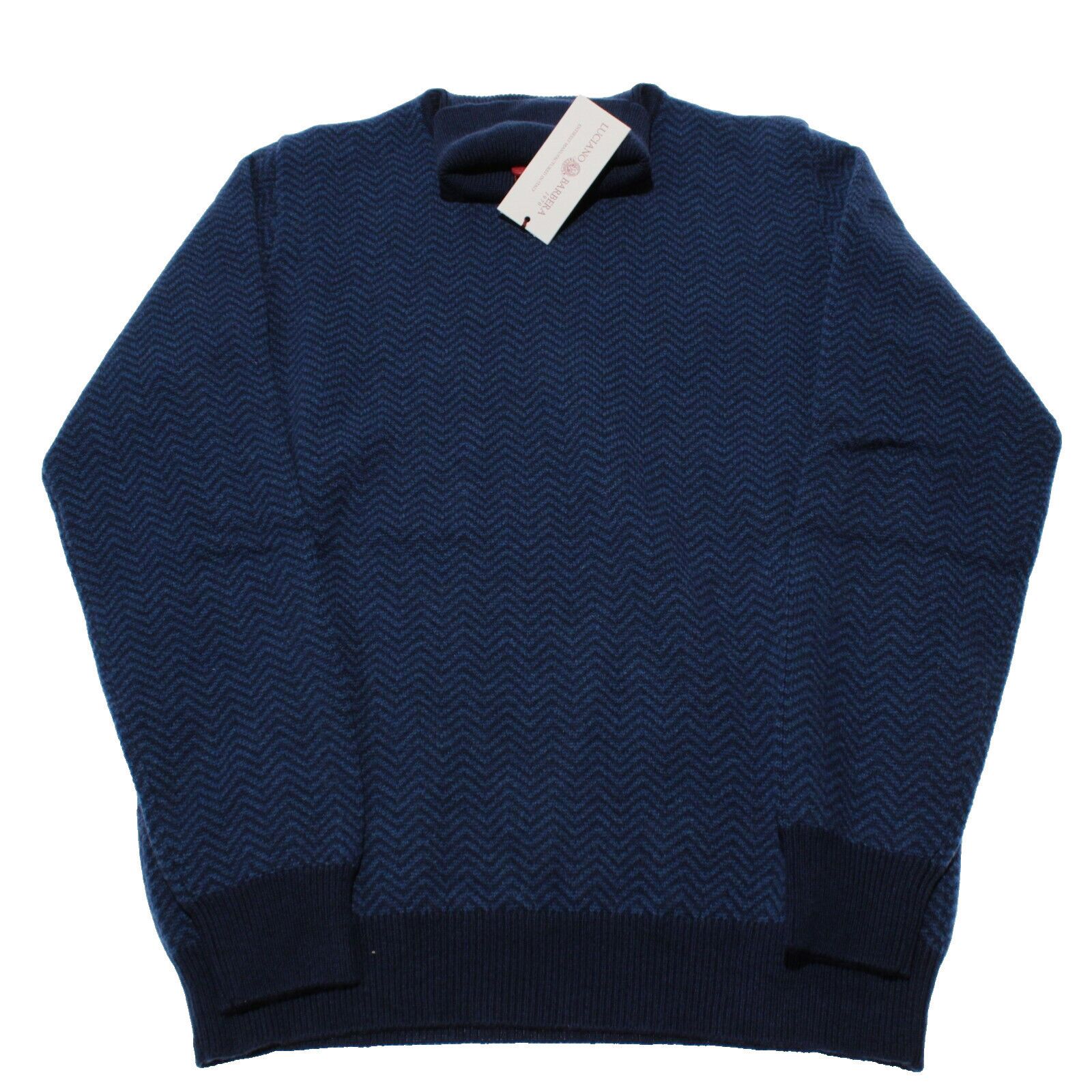 Luciano Barbera Luciano Barbera Sweater Size US L in Blue Size US L / EU 52-54 / 3 - 3 Thumbnail