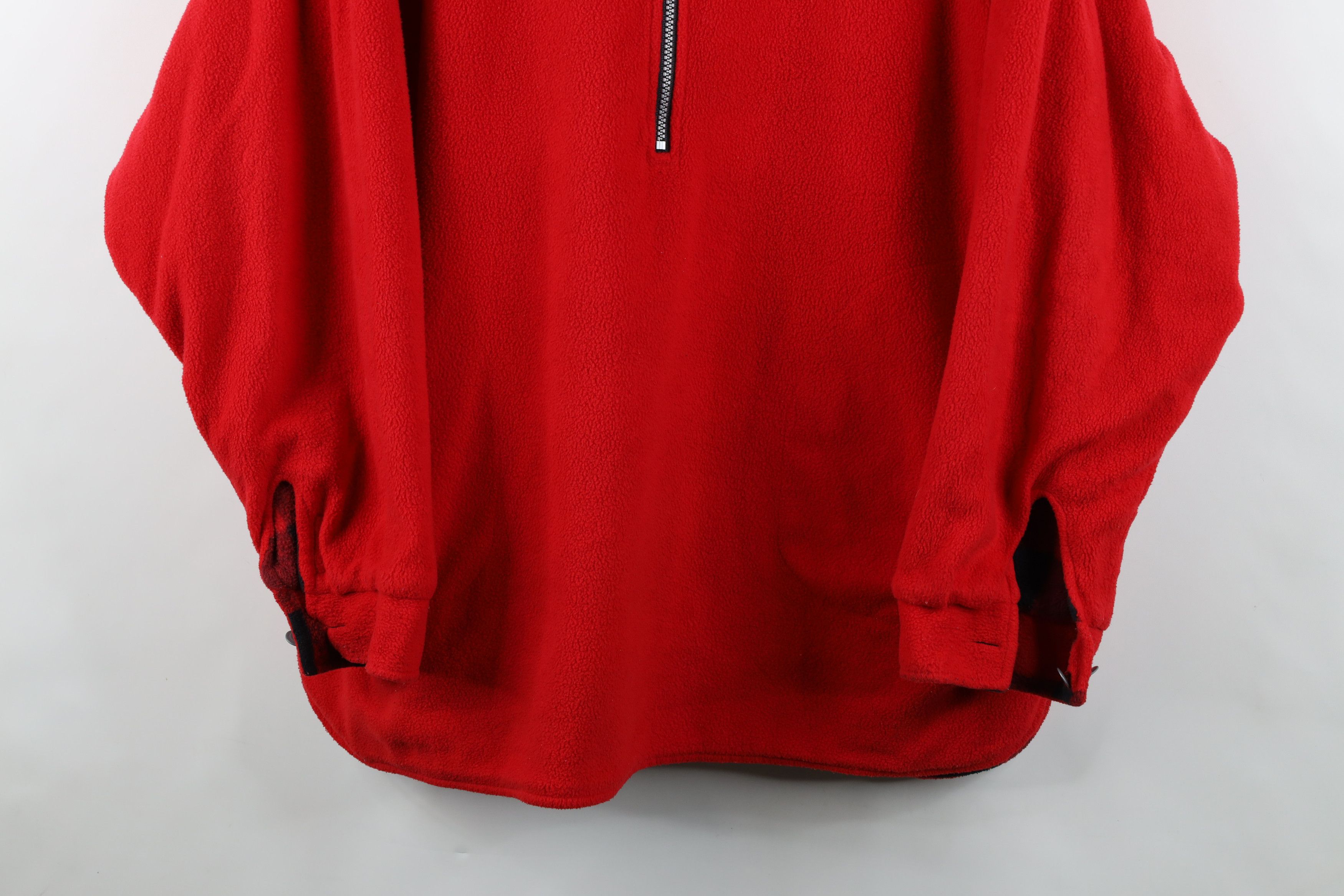 Marlboro Vintage 90s Marlboro Reversible Half Zip Fleece Sweater Red Size US XXL / EU 58 / 5 - 3 Thumbnail