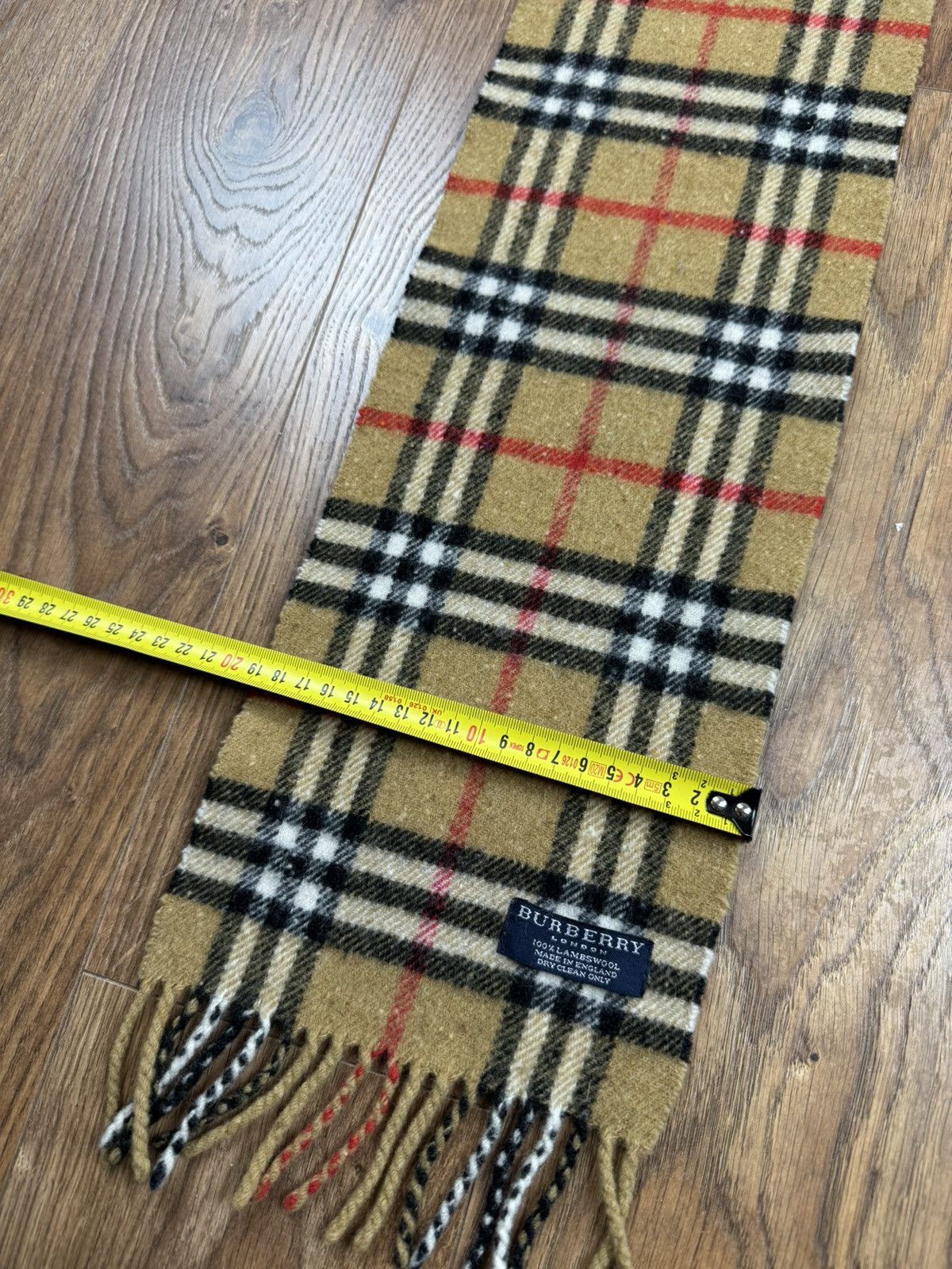 Burberry Vintage wool scarf Burberry’s 90s original luxury item Size ONE SIZE - 5 Thumbnail