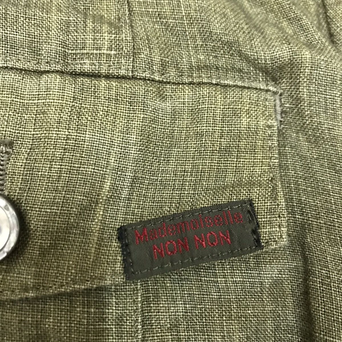 Japanese Brand × Mademoiselle Non Non × Vintage Madmoiselle Non Non Pocketed Button Up Colared Neck Denimtop Size S / US 4 / IT 40 - 4 Thumbnail