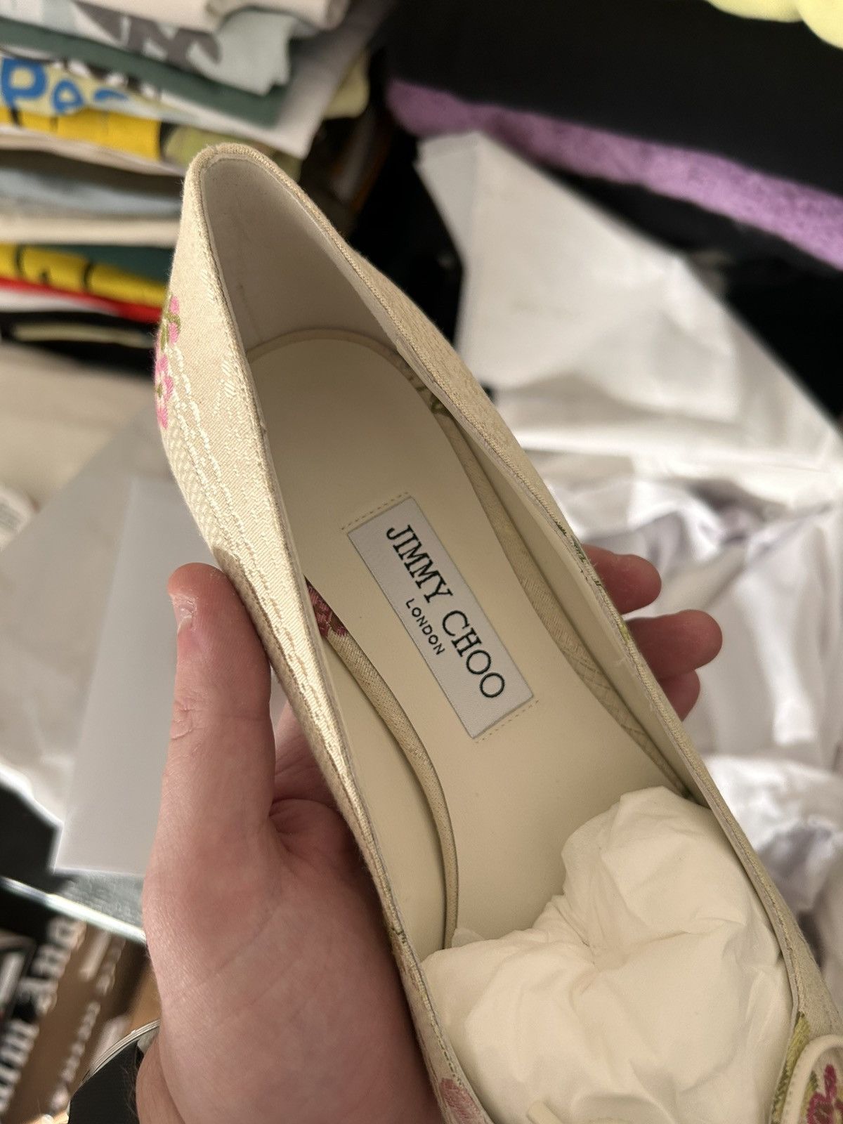 Jimmy Choo Jimmy Choo Scarlett 50 Heels Size US 10 / IT 40 - 2 Thumbnail