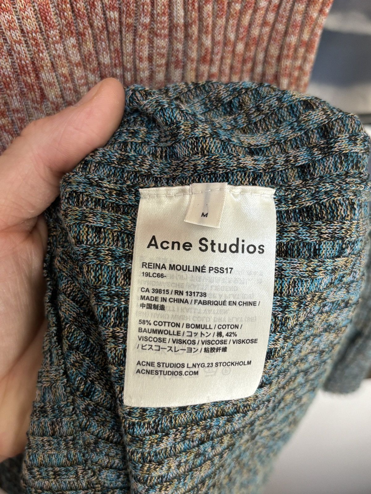 Acne Studios Acne Studios Reina Mouline Ombre Knit Pleated Vintage Dress Size M / US 6-8 / IT 42-44 - 9 Thumbnail