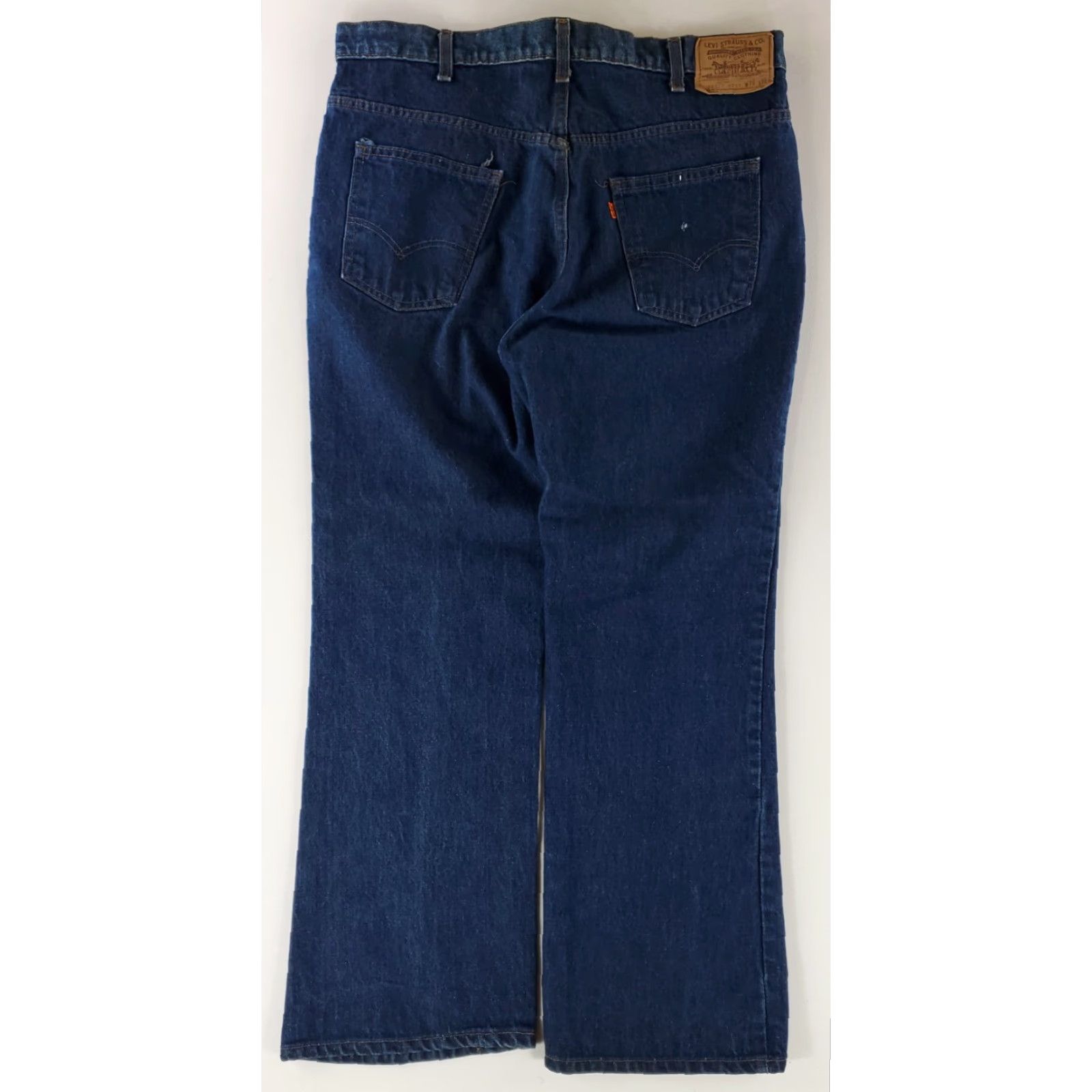 Levi's VINTAGE Levi's 517 Bootcut Jeans Blue Orange Tab Mens 38x30 38x29 Actual Mens Size US 38 / EU 54 - 5 Thumbnail