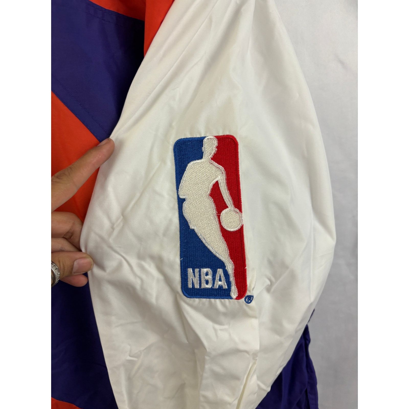 Logo Athletic Phoenix Suns NBA Sharktooth Windbreaker Jacket L NWT Vtg Size US L / EU 52-54 / 3 - 14 Thumbnail