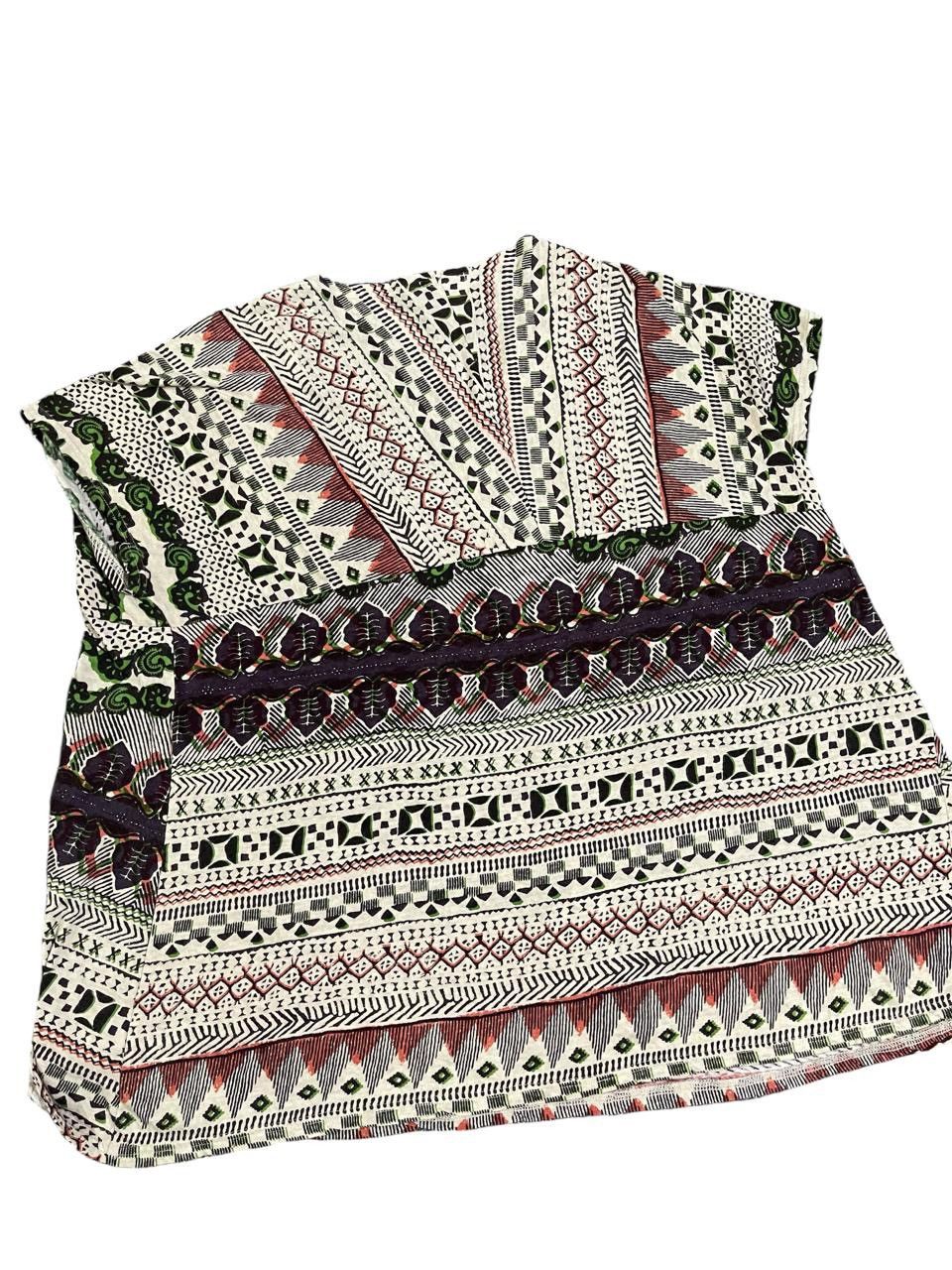 Issey Miyake Issey Miyake Plantation Aztec Abstract T Shirt Size L / US 10 / IT 46 - 3 Thumbnail