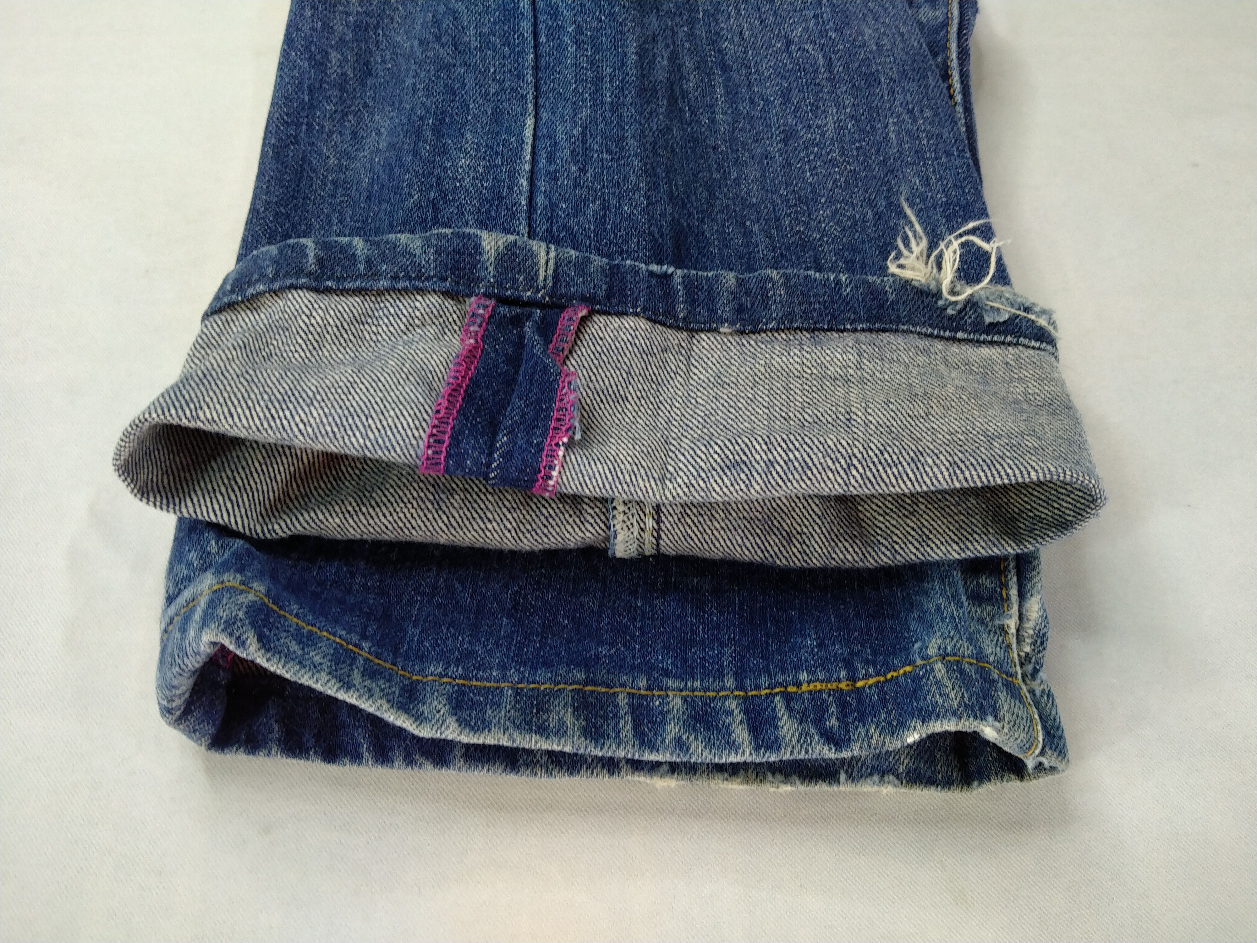 Levi's Blue Distressed Vintage Levi's 501 34x30.5 Denim -JN342 Size US 34 / EU 50 - 19 Thumbnail