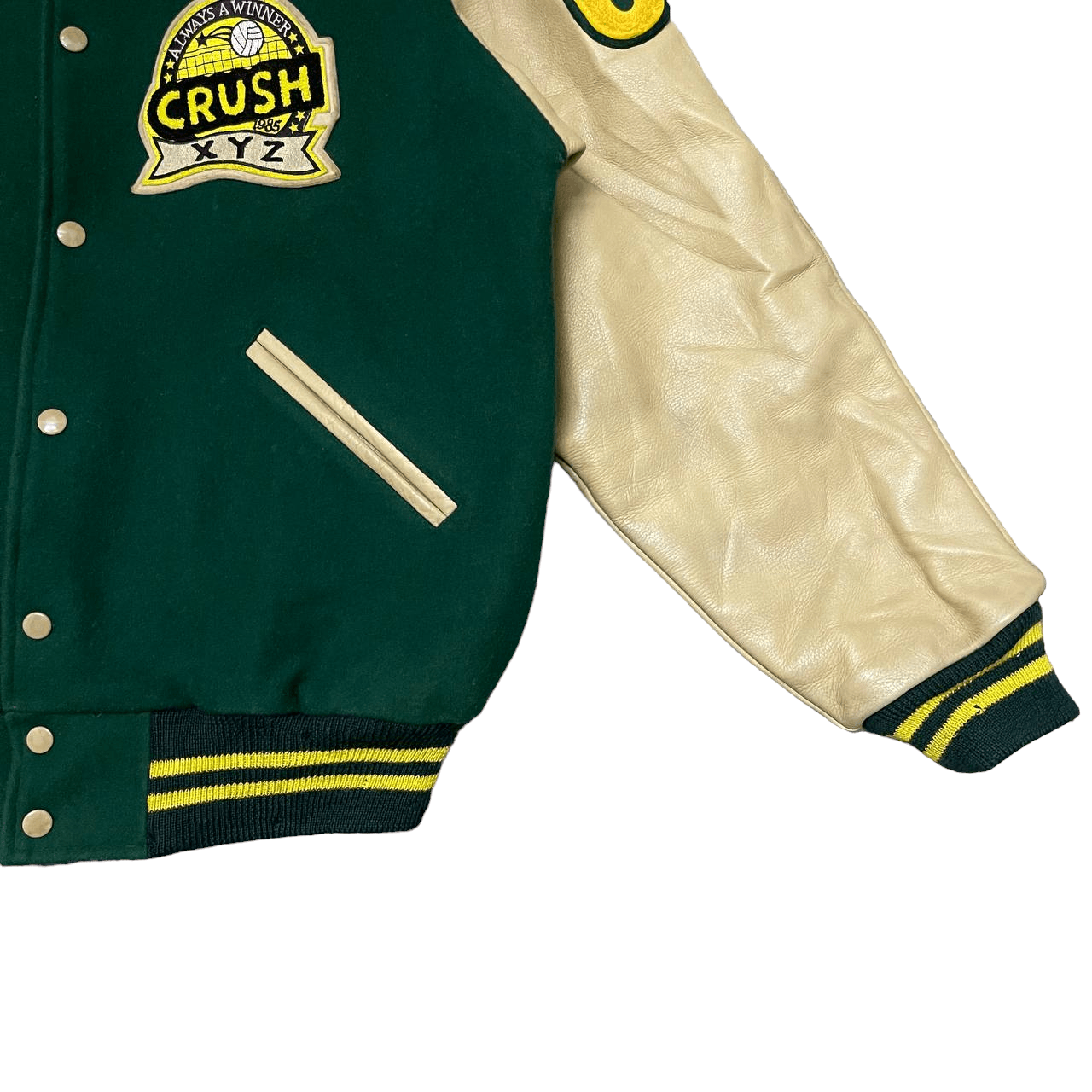 Japanese Brand Vintage 1985 Herox Tokyo Japan Crush Varsity Jacket Size US L / EU 52-54 / 3 - 10 Thumbnail