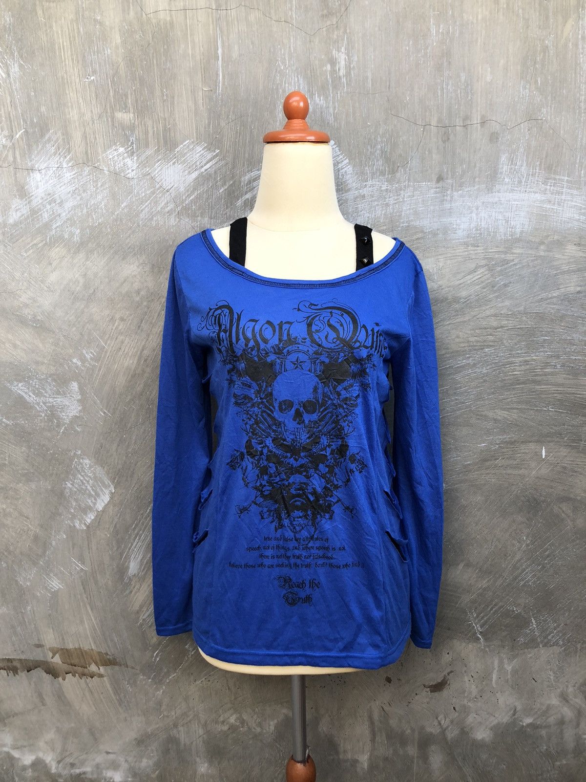 Japanese Brand Y2K Japanese Algonquins Grunge Style T-Shirt Size M / US 6-8 / IT 42-44 - 2 Thumbnail