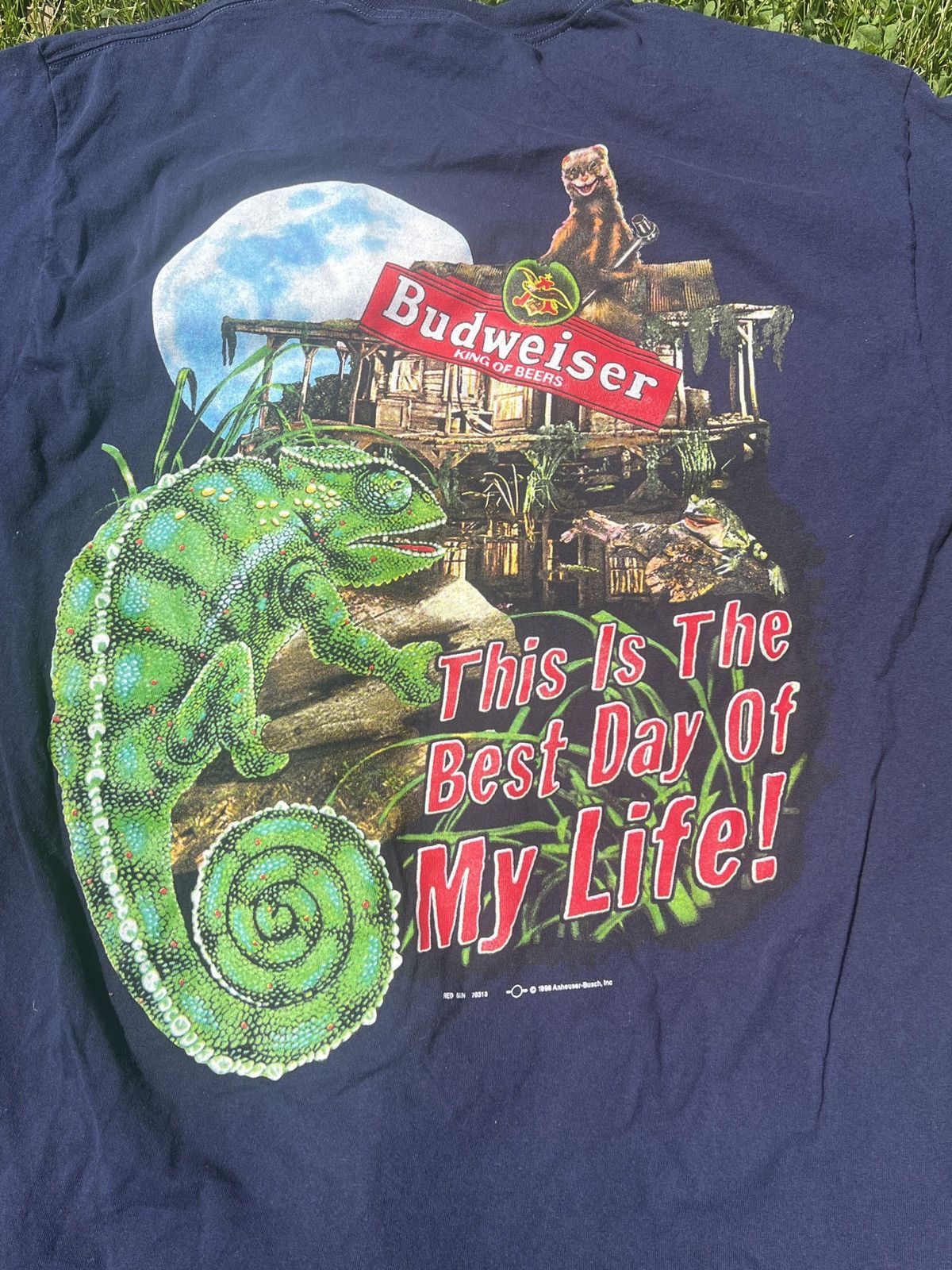 Budweiser × Delta × Vintage Rare 1995 Budweiser Graphic Tee Size US M / EU 48-50 / 2 - 3 Thumbnail